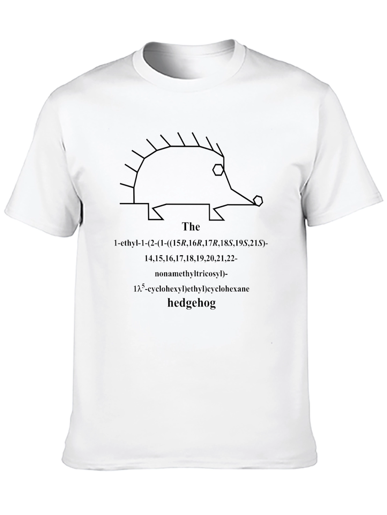 Hedgehog Molecule T-Shirt - Science Humor Tee
