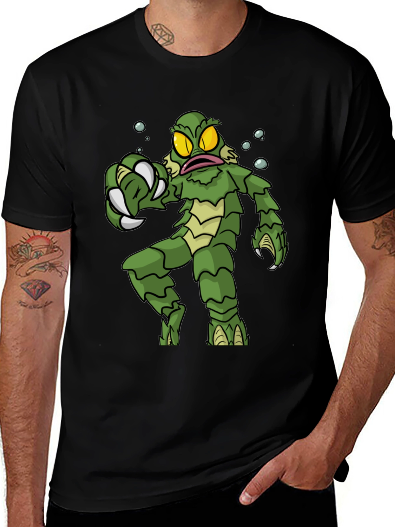 Creature from the Black Lagoon Cartoon Tee