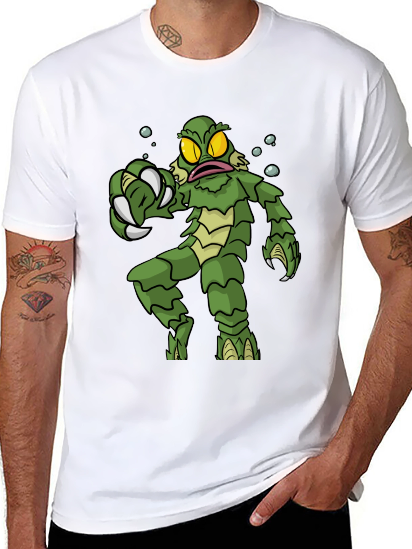 Creature from the Black Lagoon Cartoon Tee