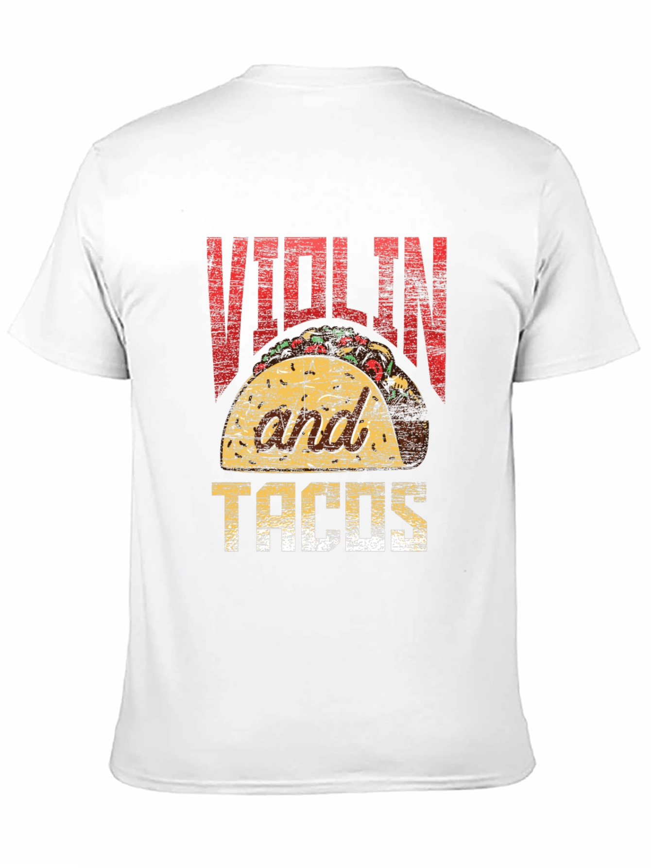 Violin and Tacos Graphic T-Shirt