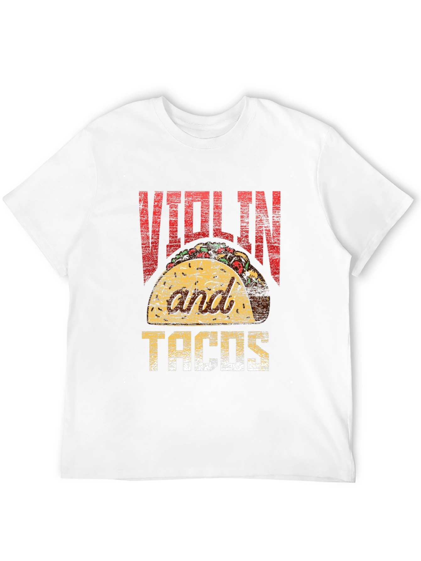 Violin and Tacos Graphic T-Shirt