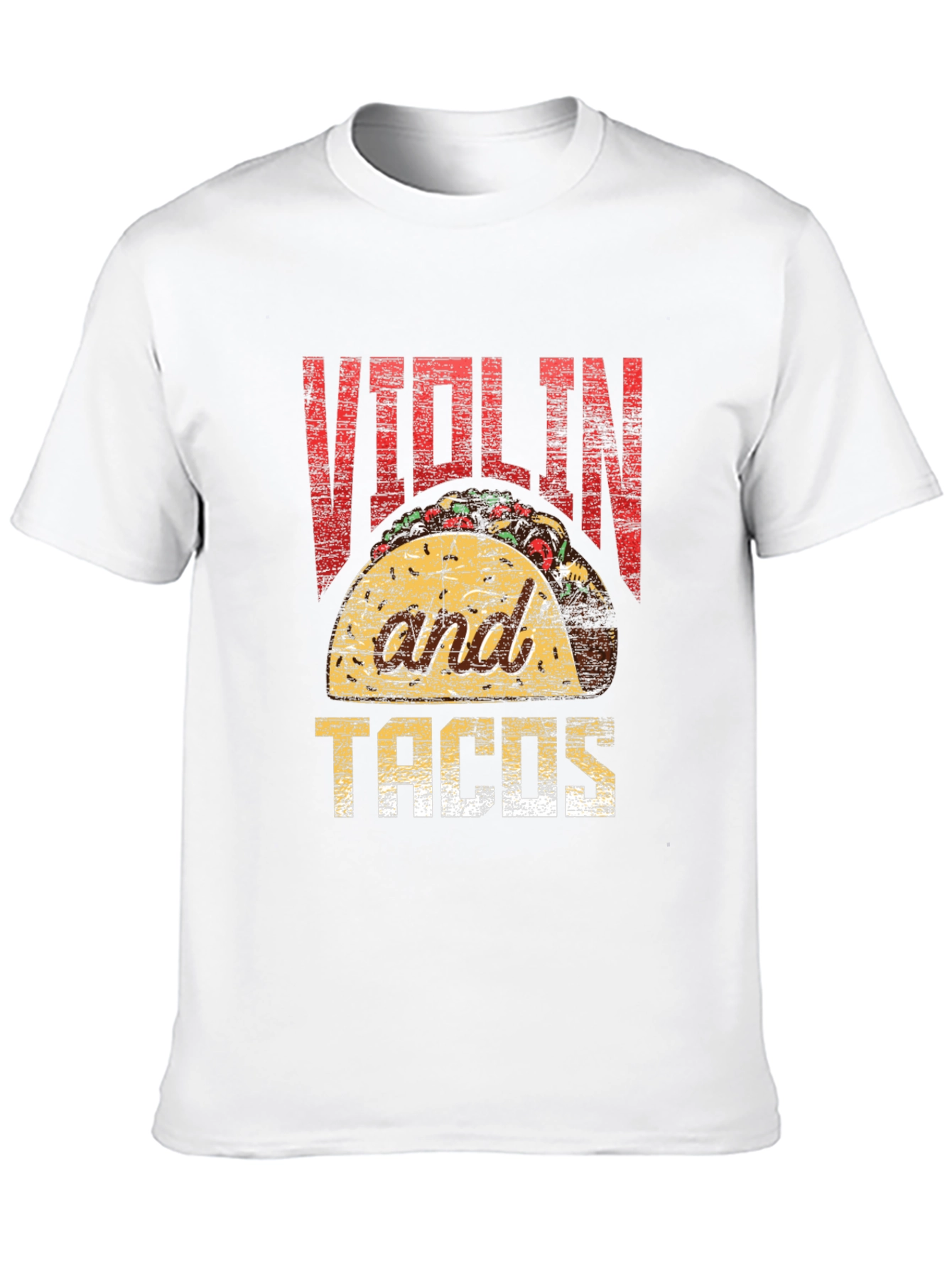 Violin and Tacos Graphic T-Shirt