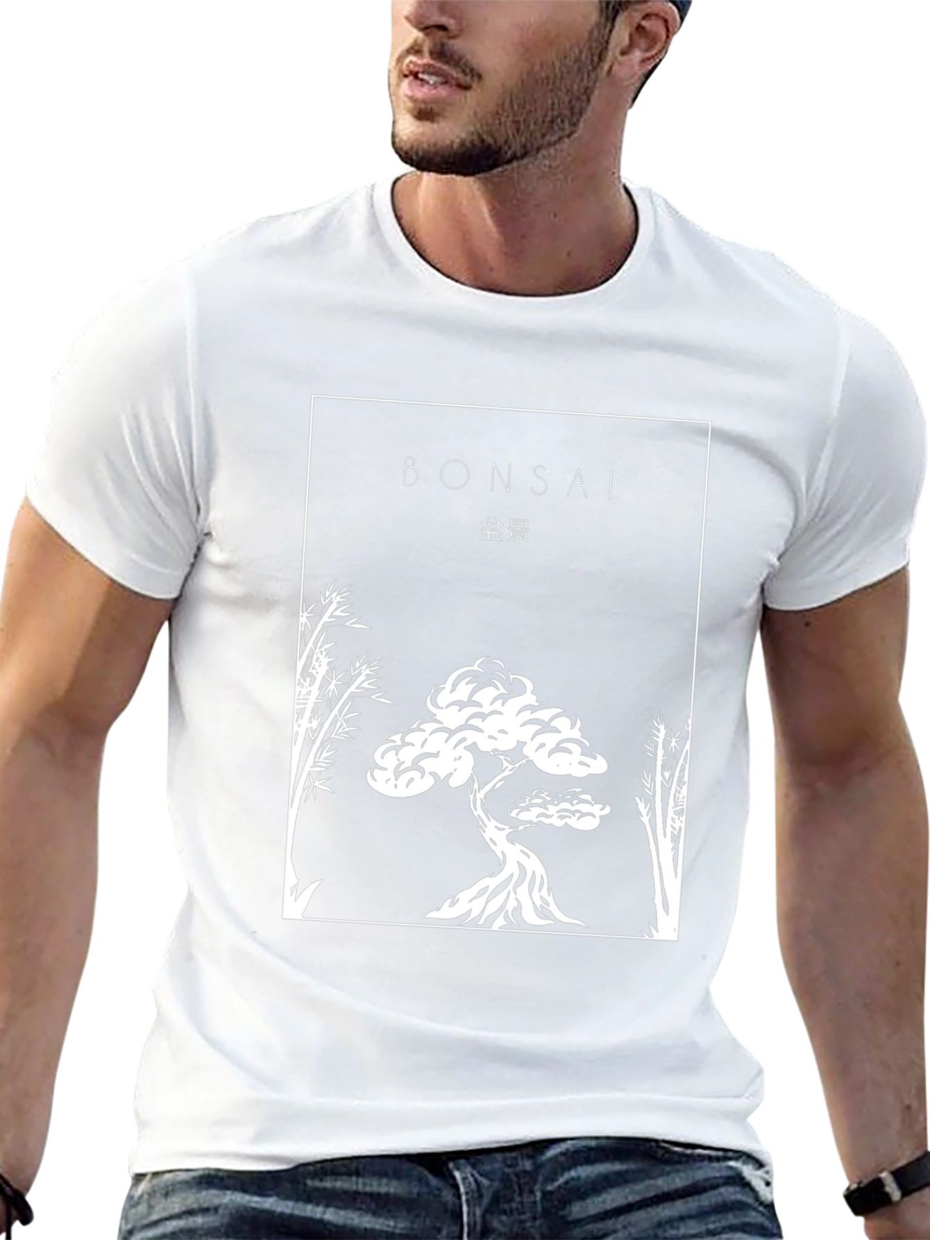 Bonsai Tree Graphic Tee - Asian Inspired Design