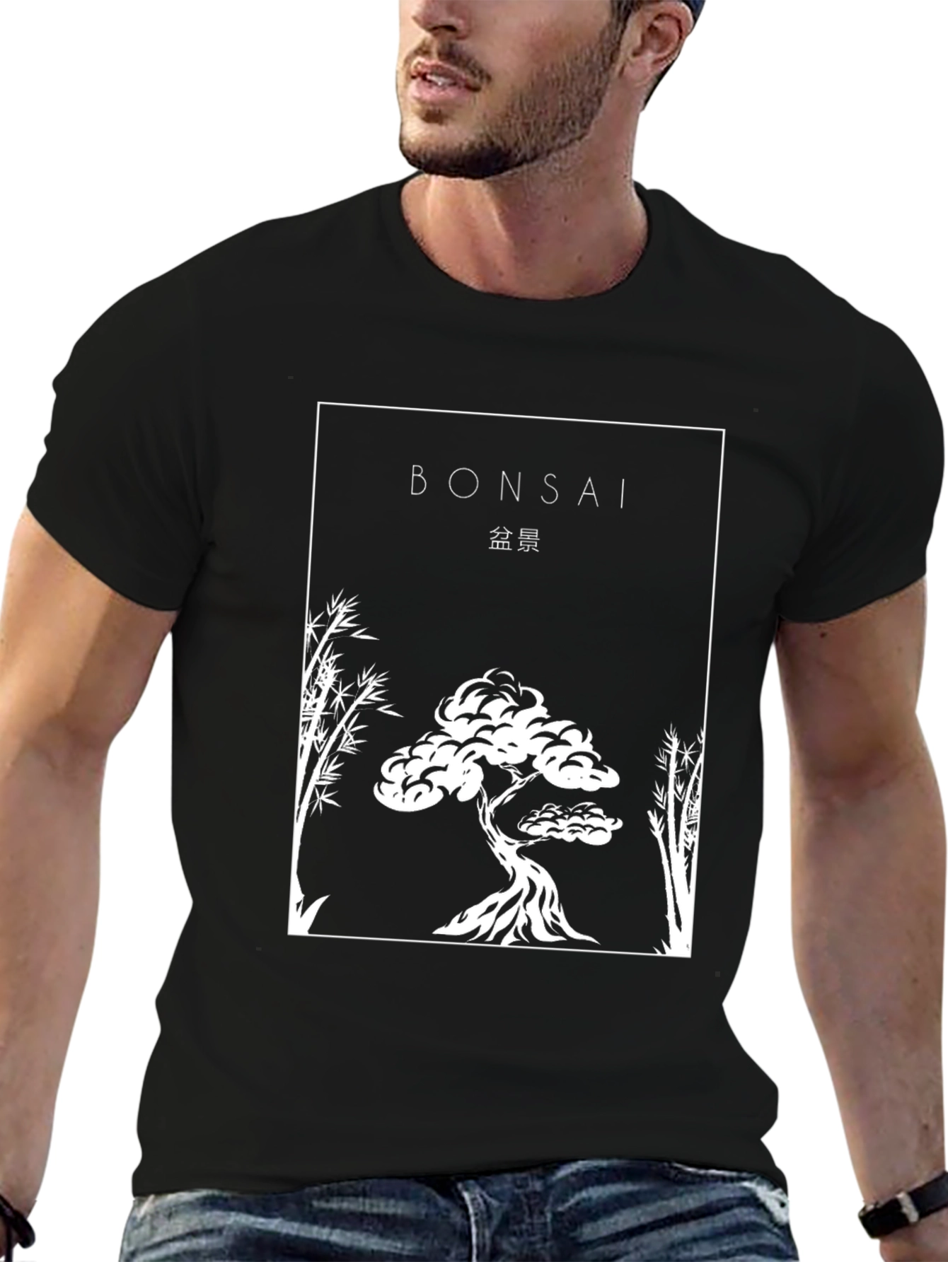 Bonsai Tree Graphic Tee - Asian Inspired Design