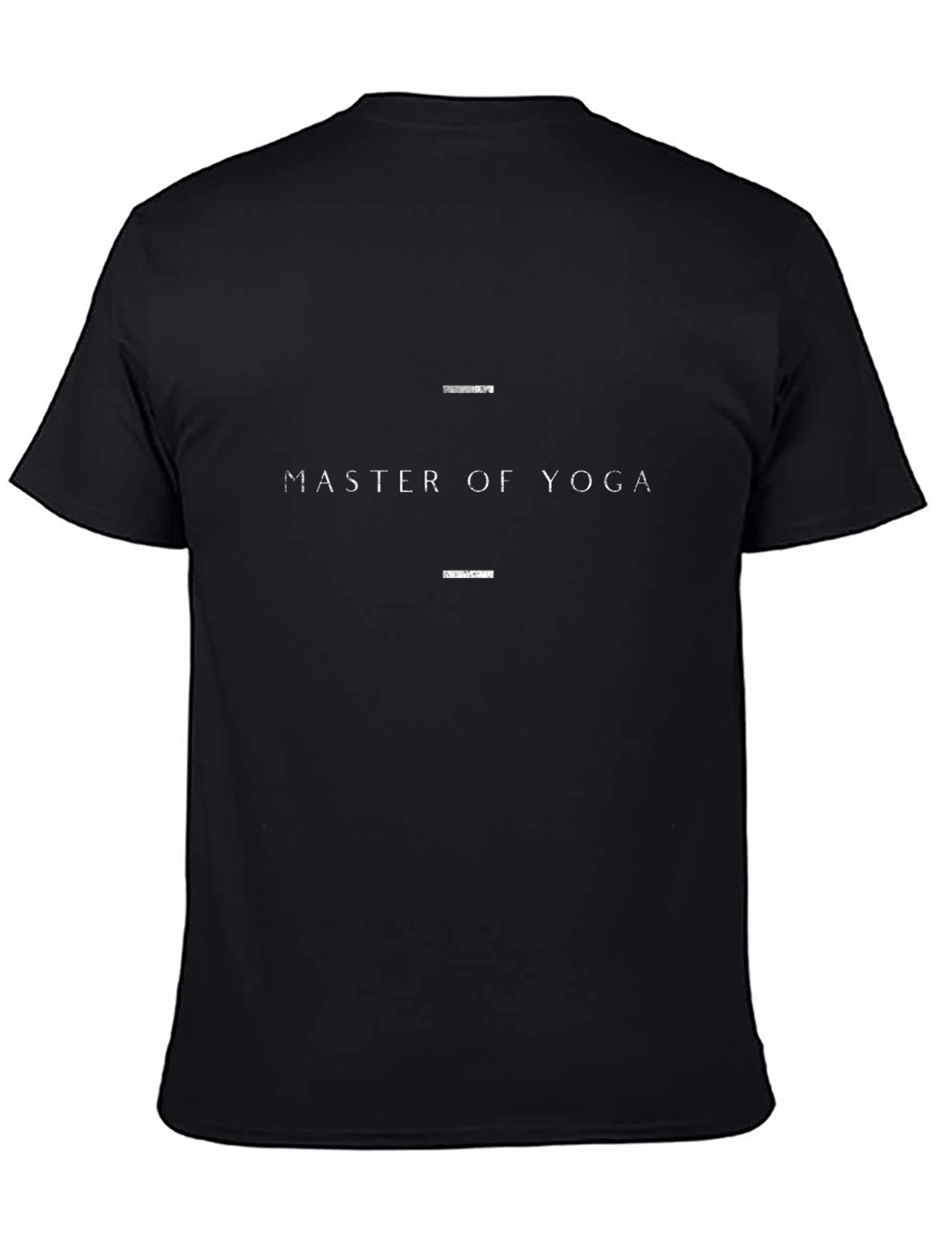 Master of Yoga Black Graphic T-Shirt