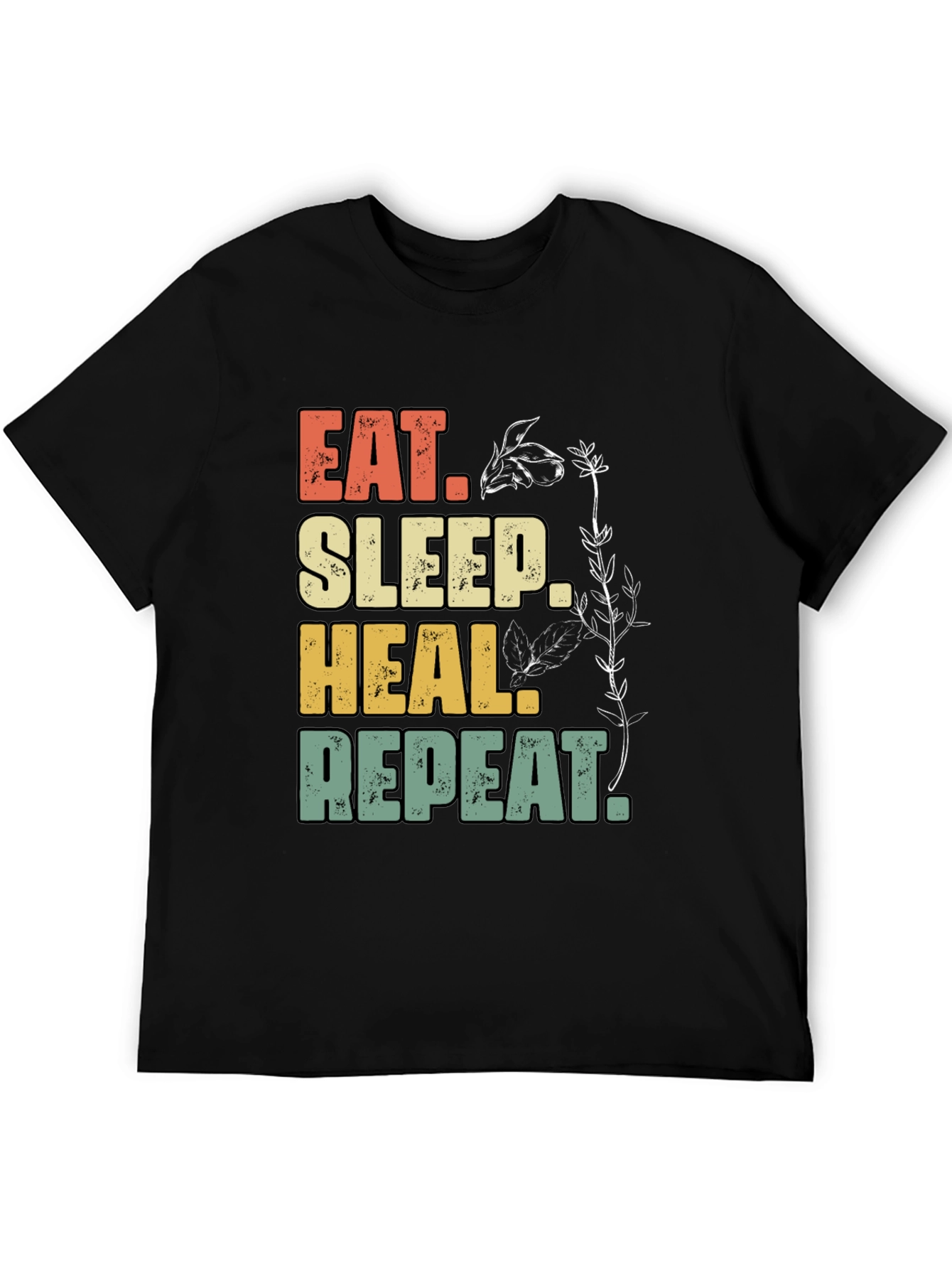 Eat Sleep Heal Repeat Graphic Tee