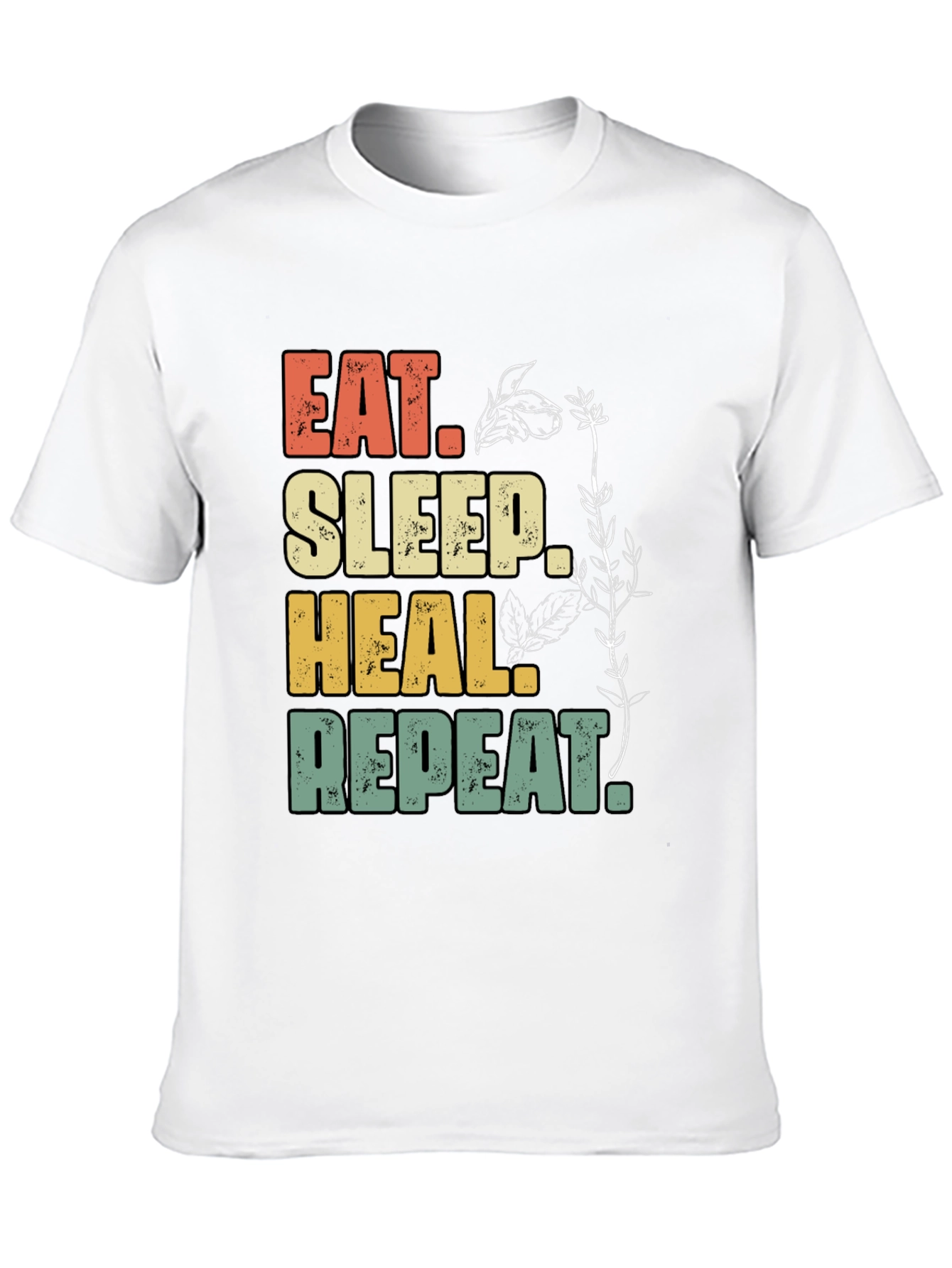 Eat Sleep Heal Repeat Graphic Tee