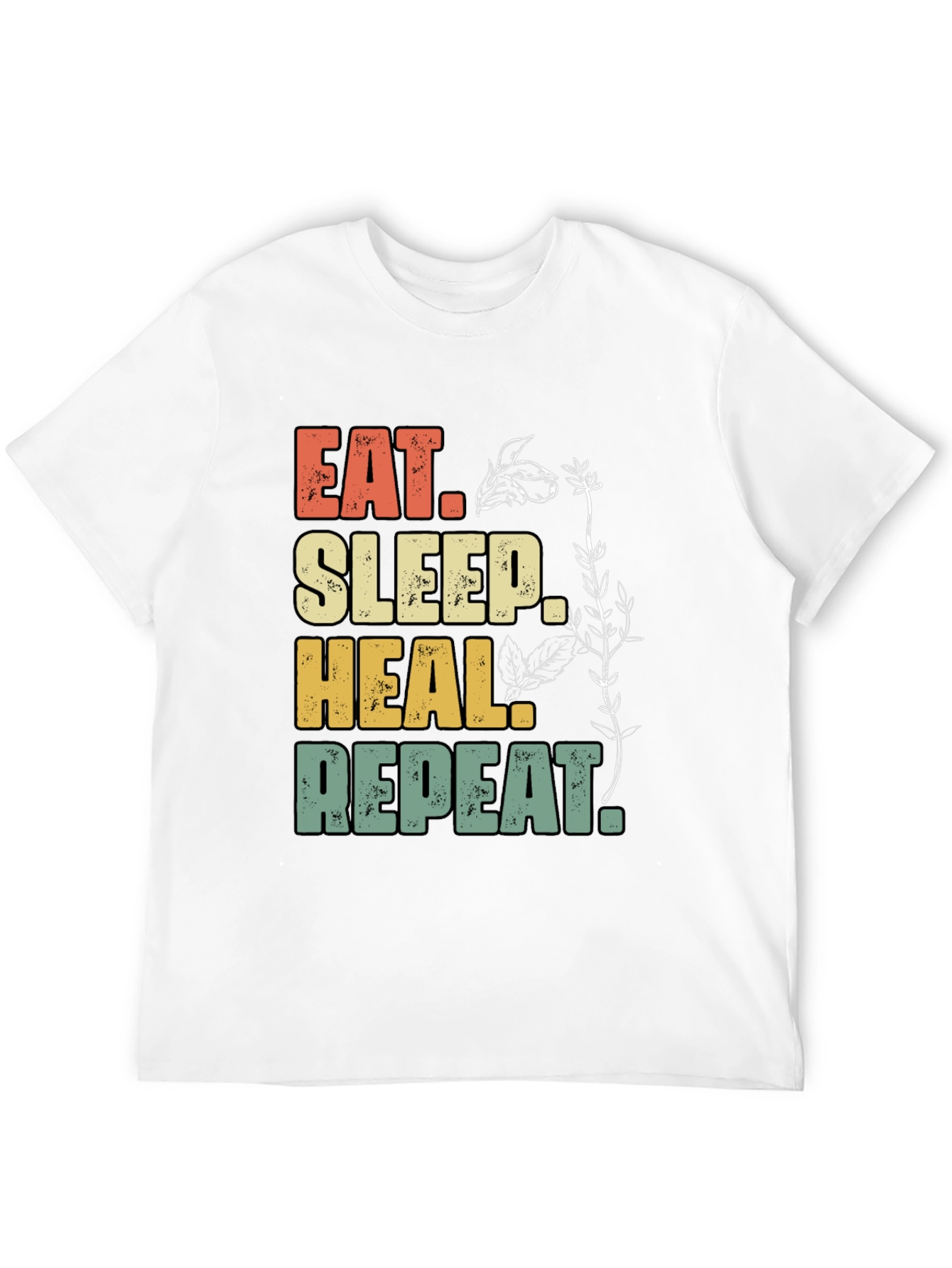 Eat Sleep Heal Repeat Graphic Tee