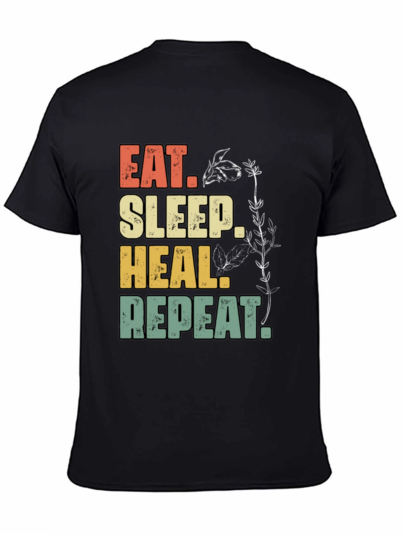 Eat Sleep Heal Repeat Graphic Tee