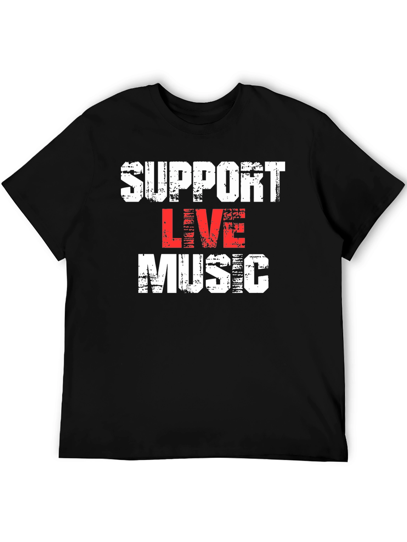 Support Live Music Graphic Tee