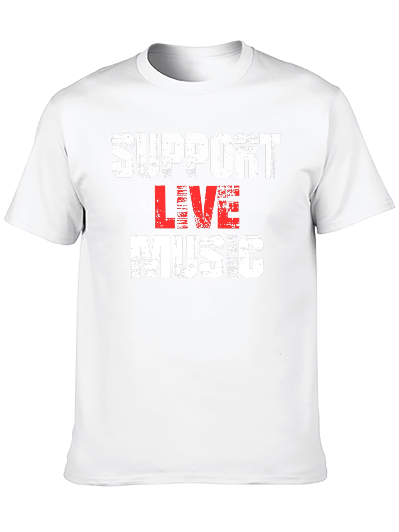 Support Live Music Graphic Tee