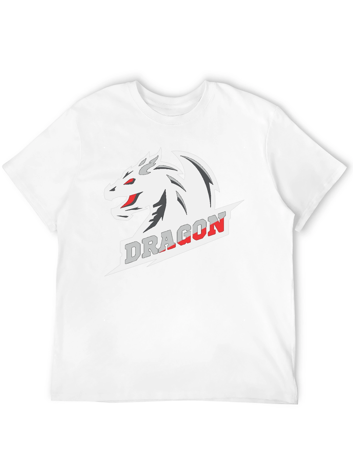 Dragon Graphic Tee - Stylish Black Cotton T-Shirt