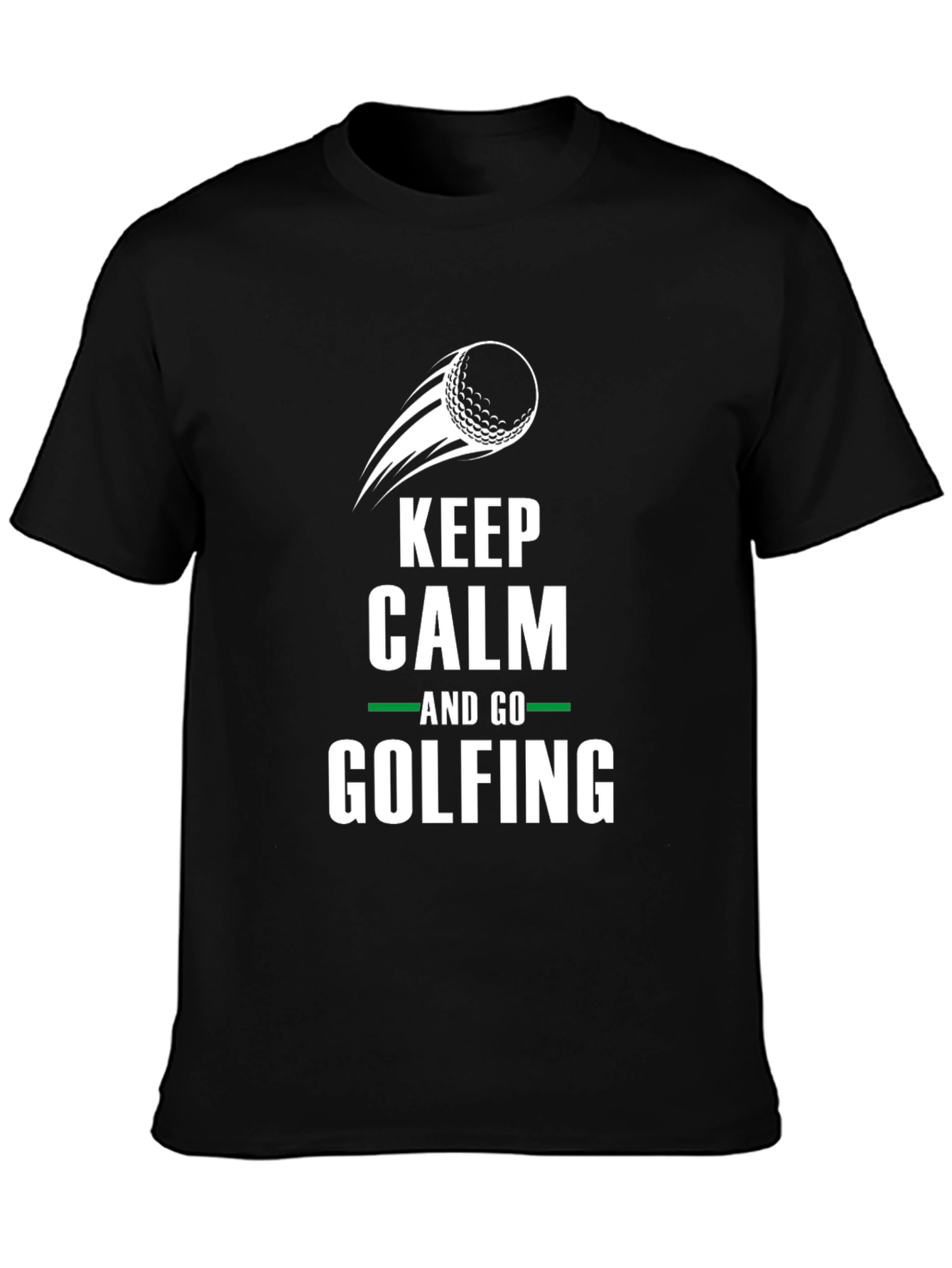 Keep Calm and Go Golfing Graphic Tee