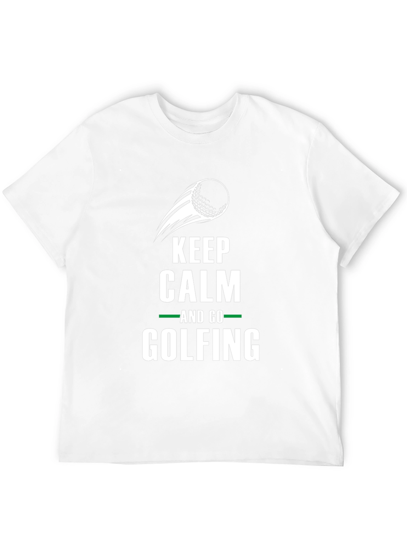 Keep Calm and Go Golfing Graphic Tee