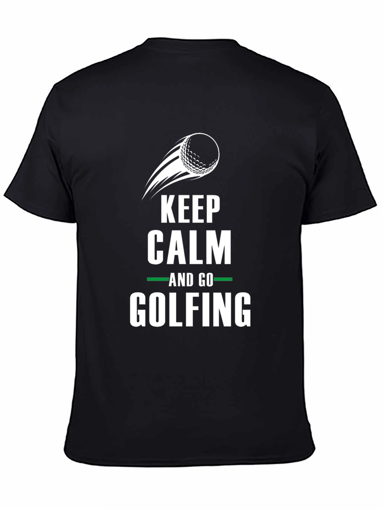 Keep Calm and Go Golfing Graphic Tee