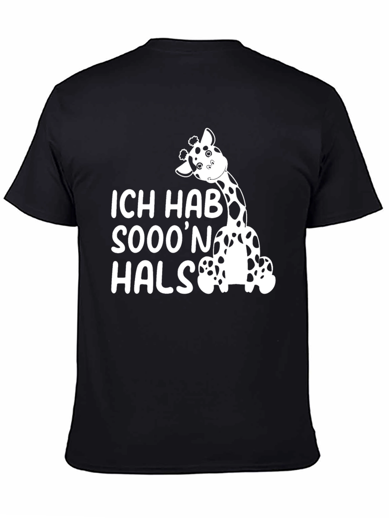 Ich Hab Sooon Hals Giraffe Graphic T-Shirt