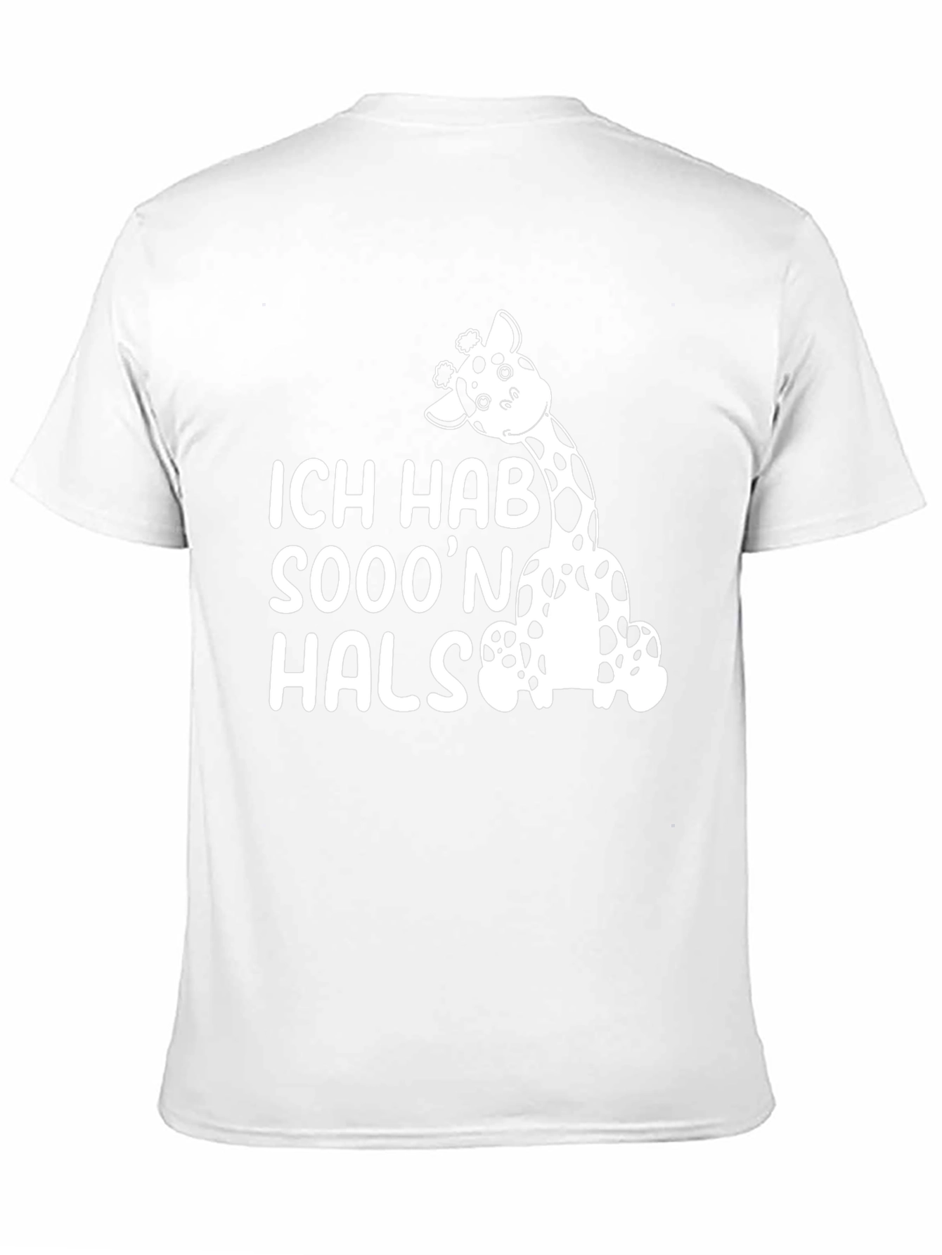 Ich Hab Sooon Hals Giraffe Graphic T-Shirt