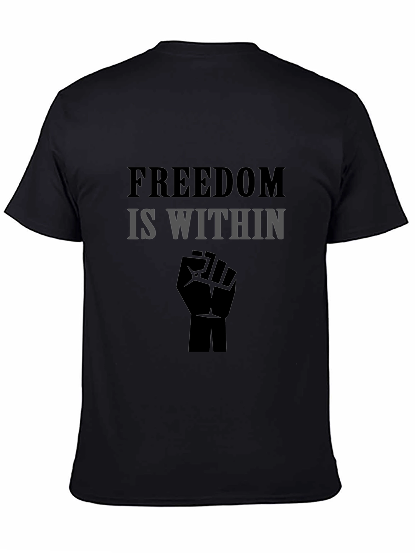 Freedom Within Black T-Shirt