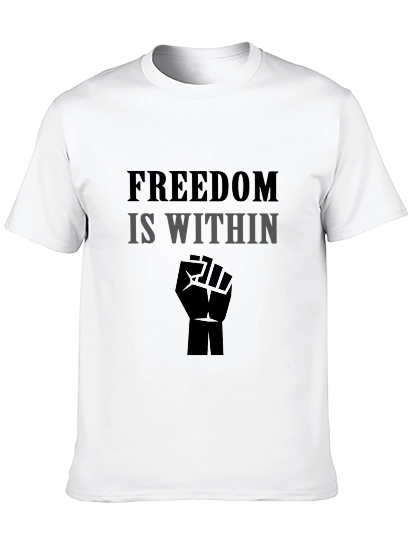 Freedom Within Black T-Shirt