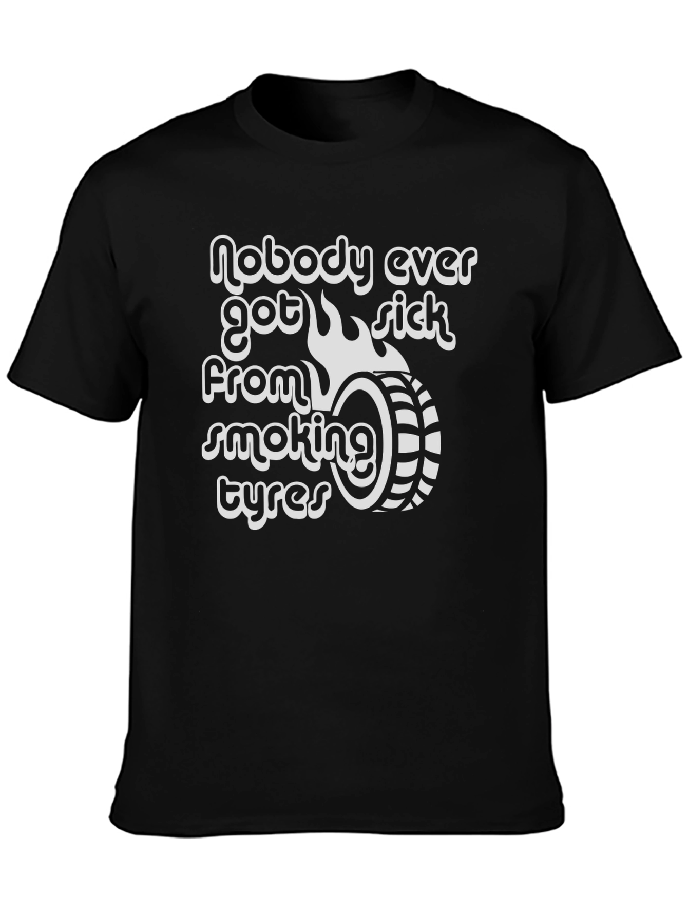 Smoking Tyres T-Shirt - Car Enthusiast Tee