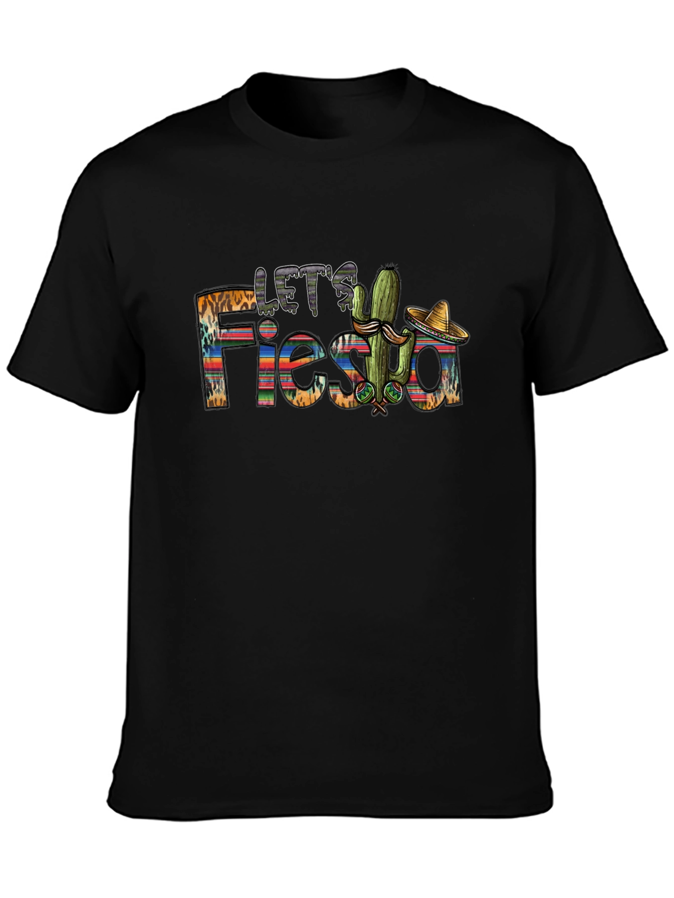 Lets Fiesta Graphic T-Shirt