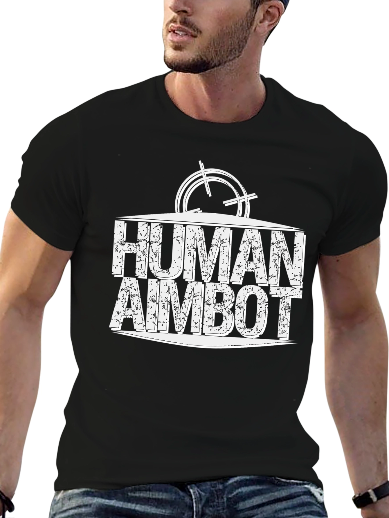 Human Aimbot Graphic T-Shirt