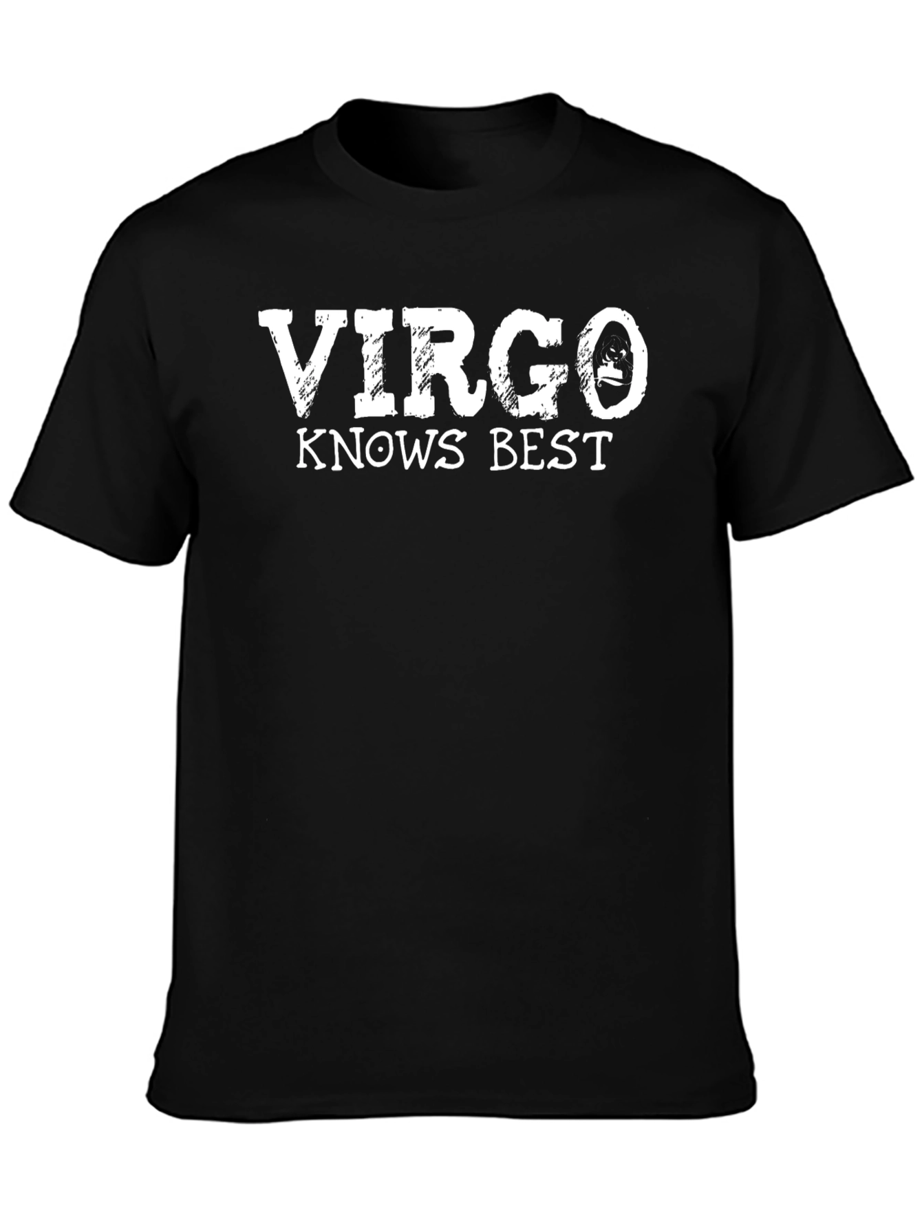 Virgo Knows Best Graphic Tee - Black