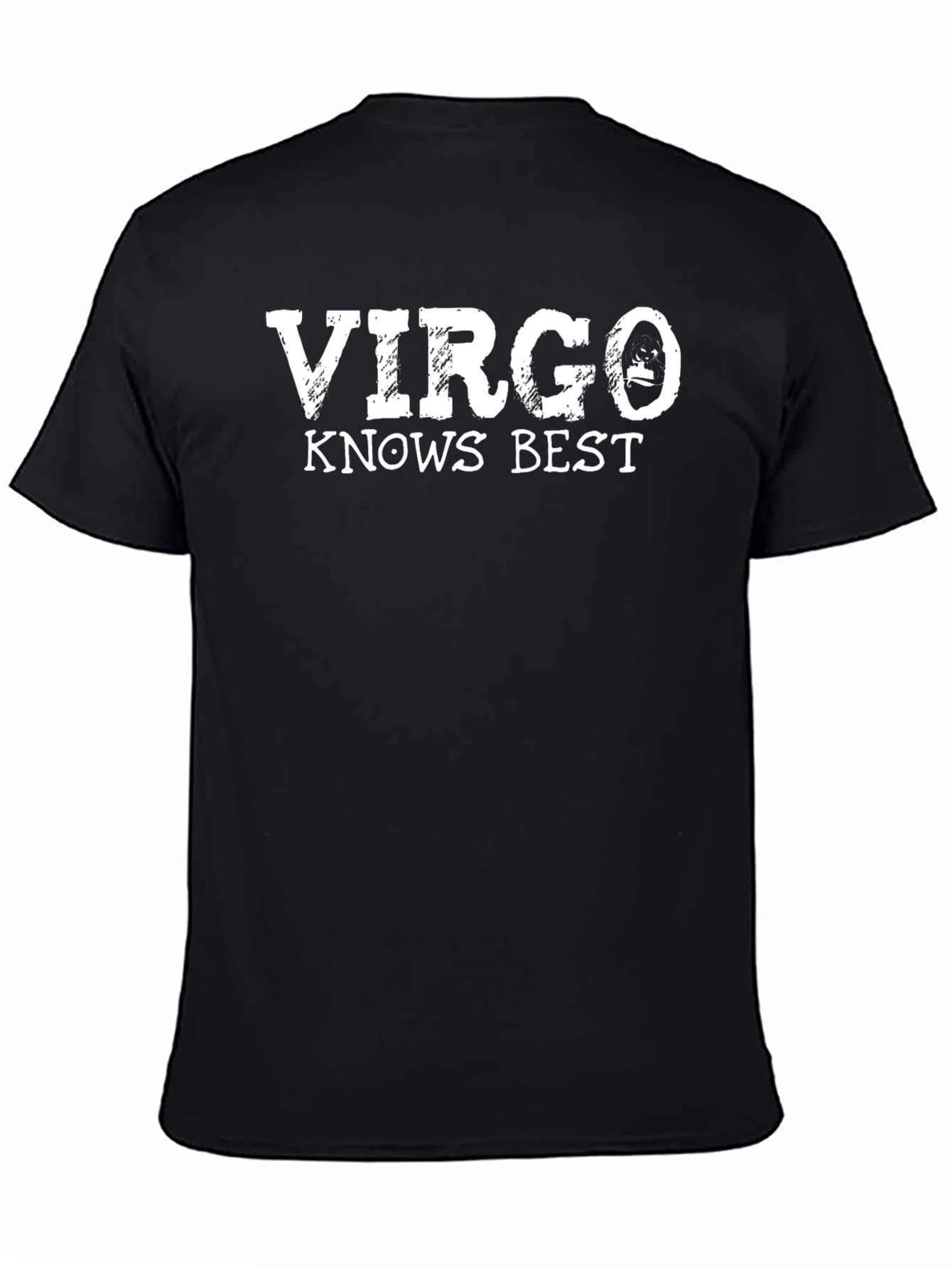 Virgo Knows Best Graphic Tee - Black