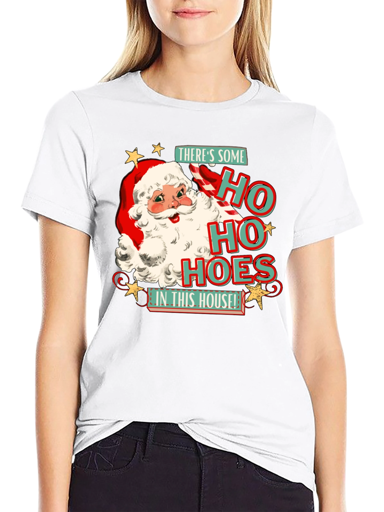 Ho Ho Hoes In This House Christmas T-Shirt