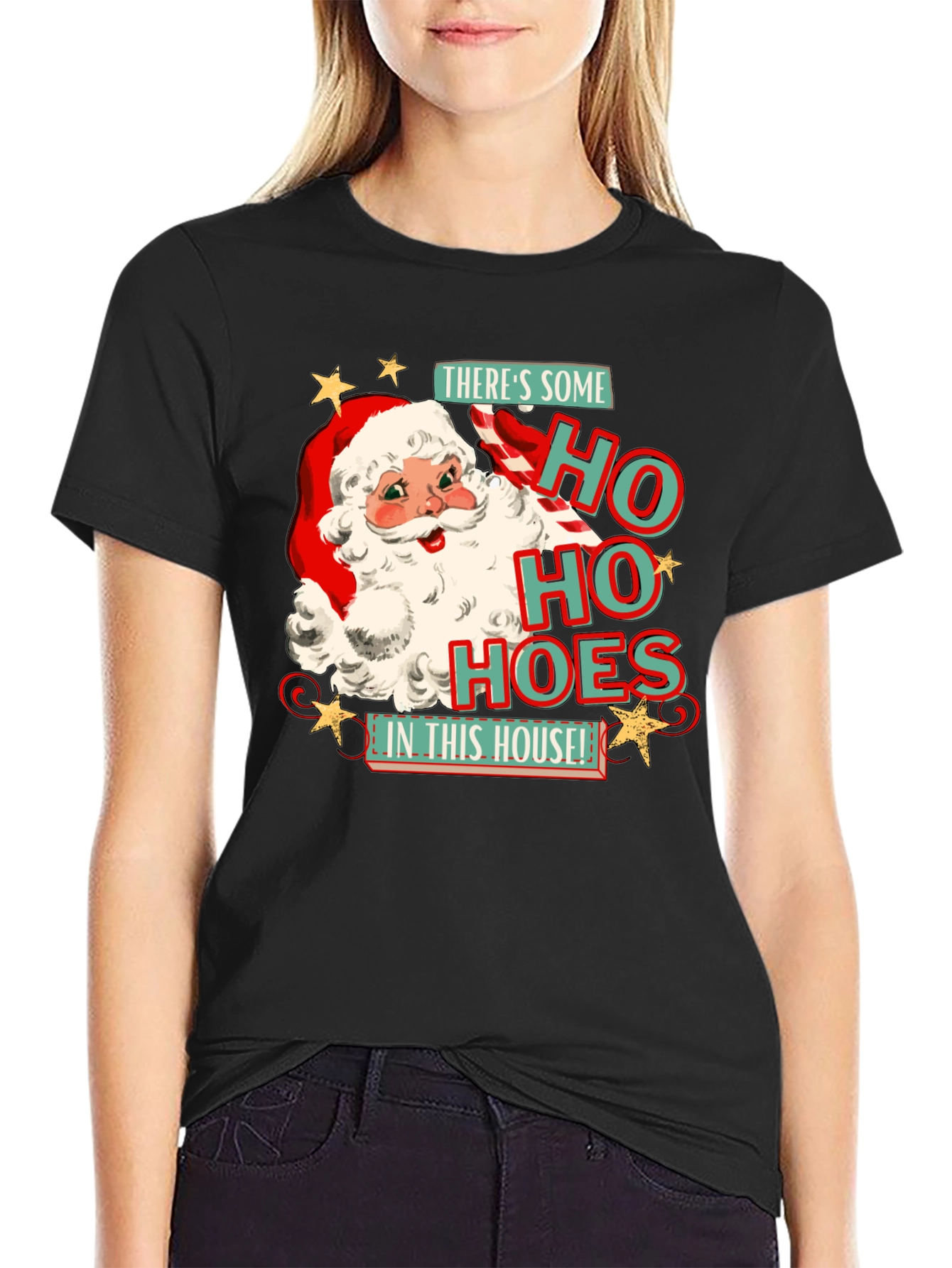 Ho Ho Hoes In This House Christmas T-Shirt