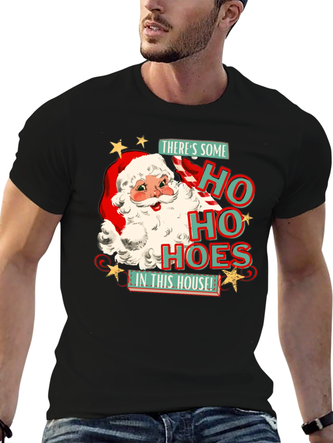 Ho Ho Hoes In This House Christmas T-Shirt