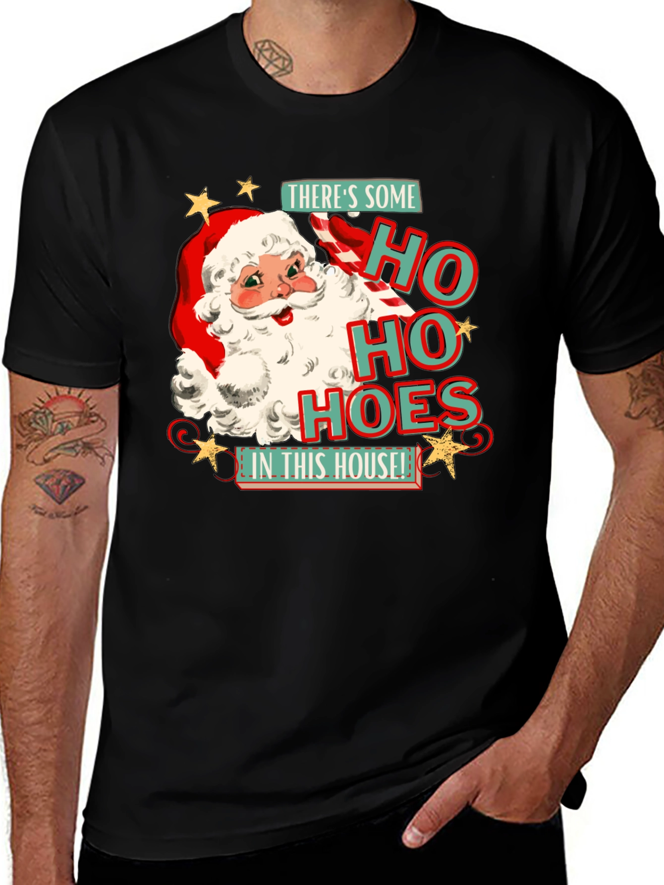 Ho Ho Hoes In This House Christmas T-Shirt