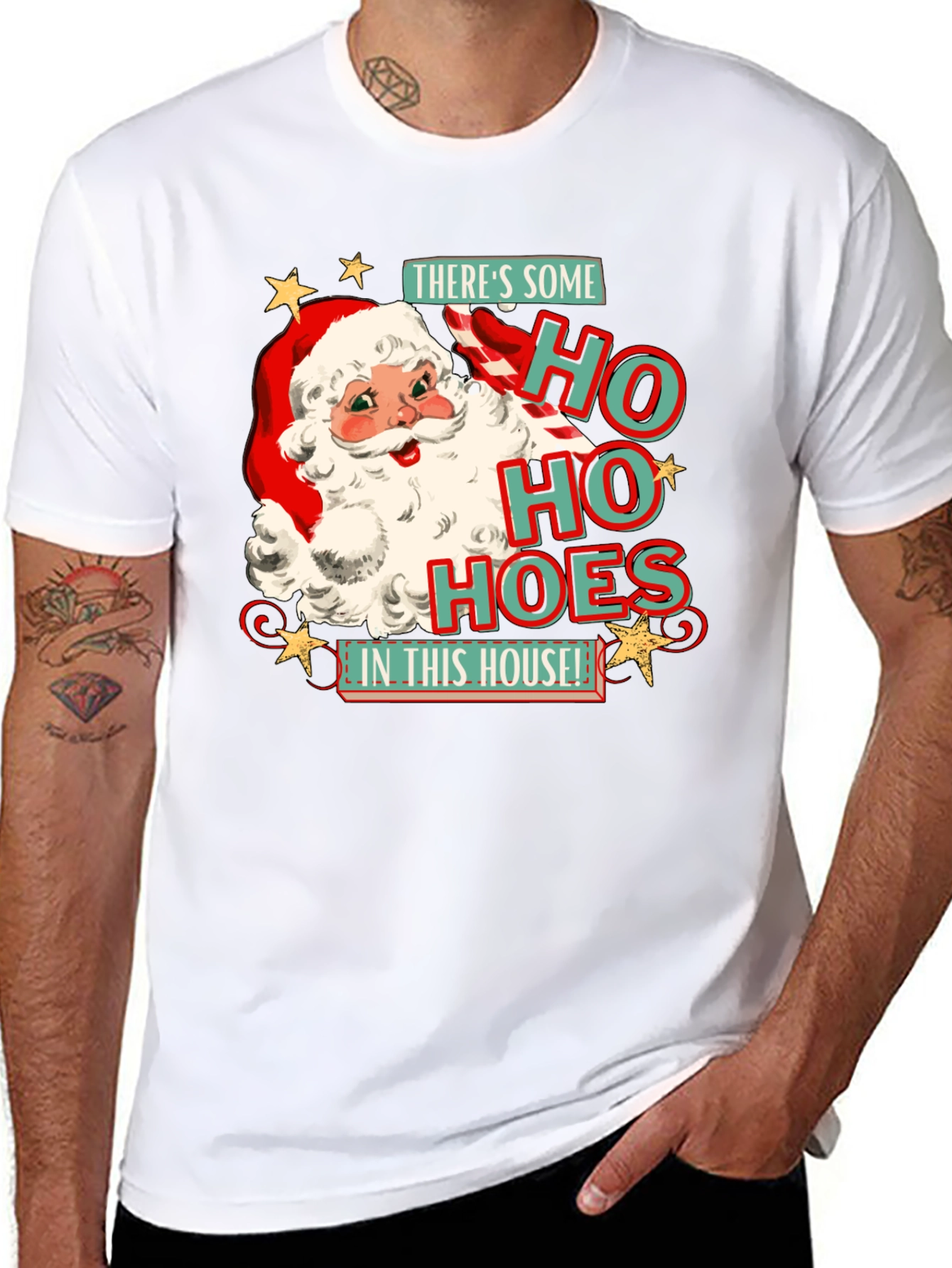 Ho Ho Hoes In This House Christmas T-Shirt