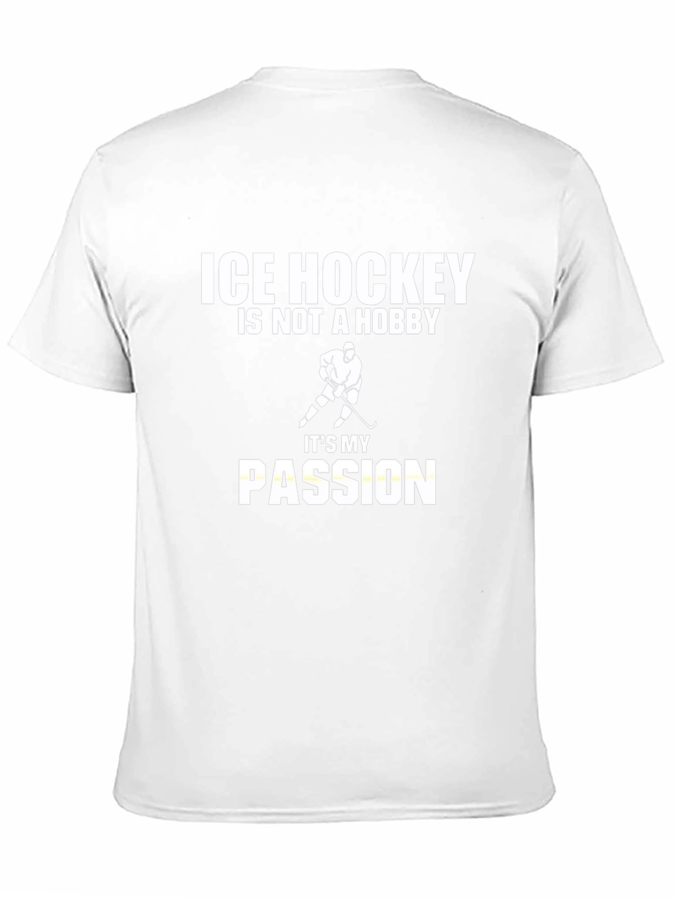 Ice Hockey Passion T-Shirt - Black Graphic Tee