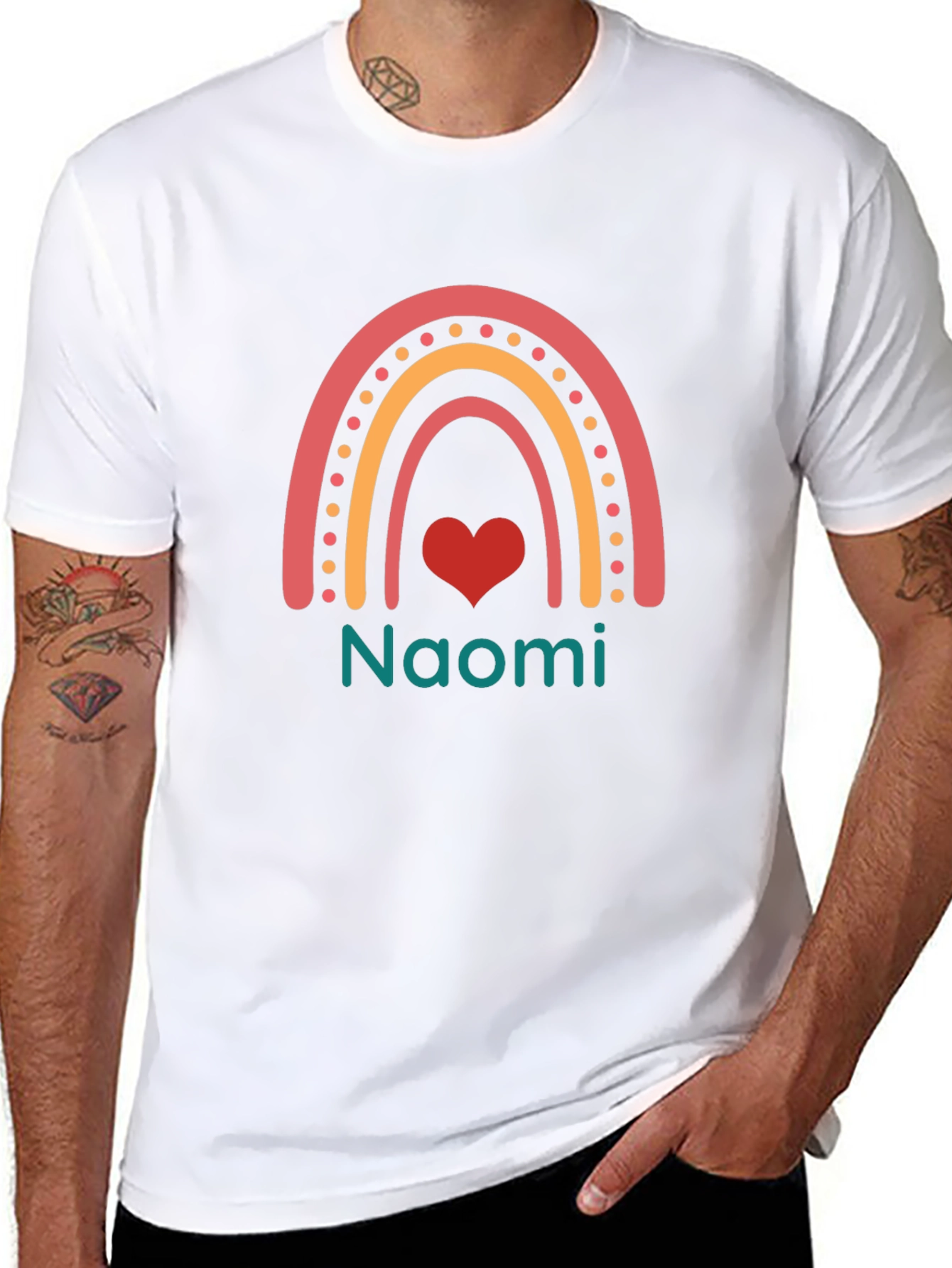 Naomi Rainbow Personalized T-Shirt
