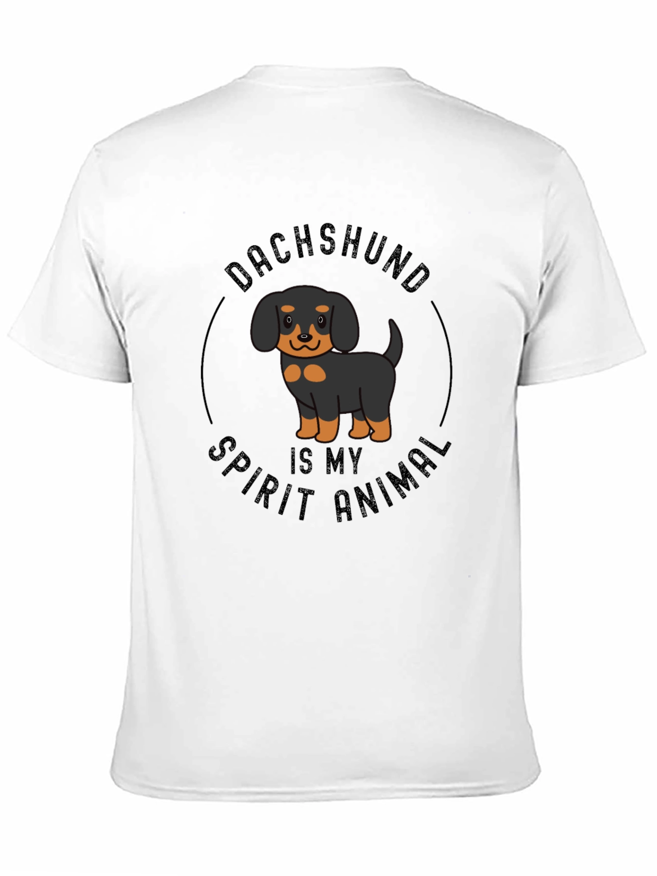 Dachshund Spirit Animal Black T-Shirt