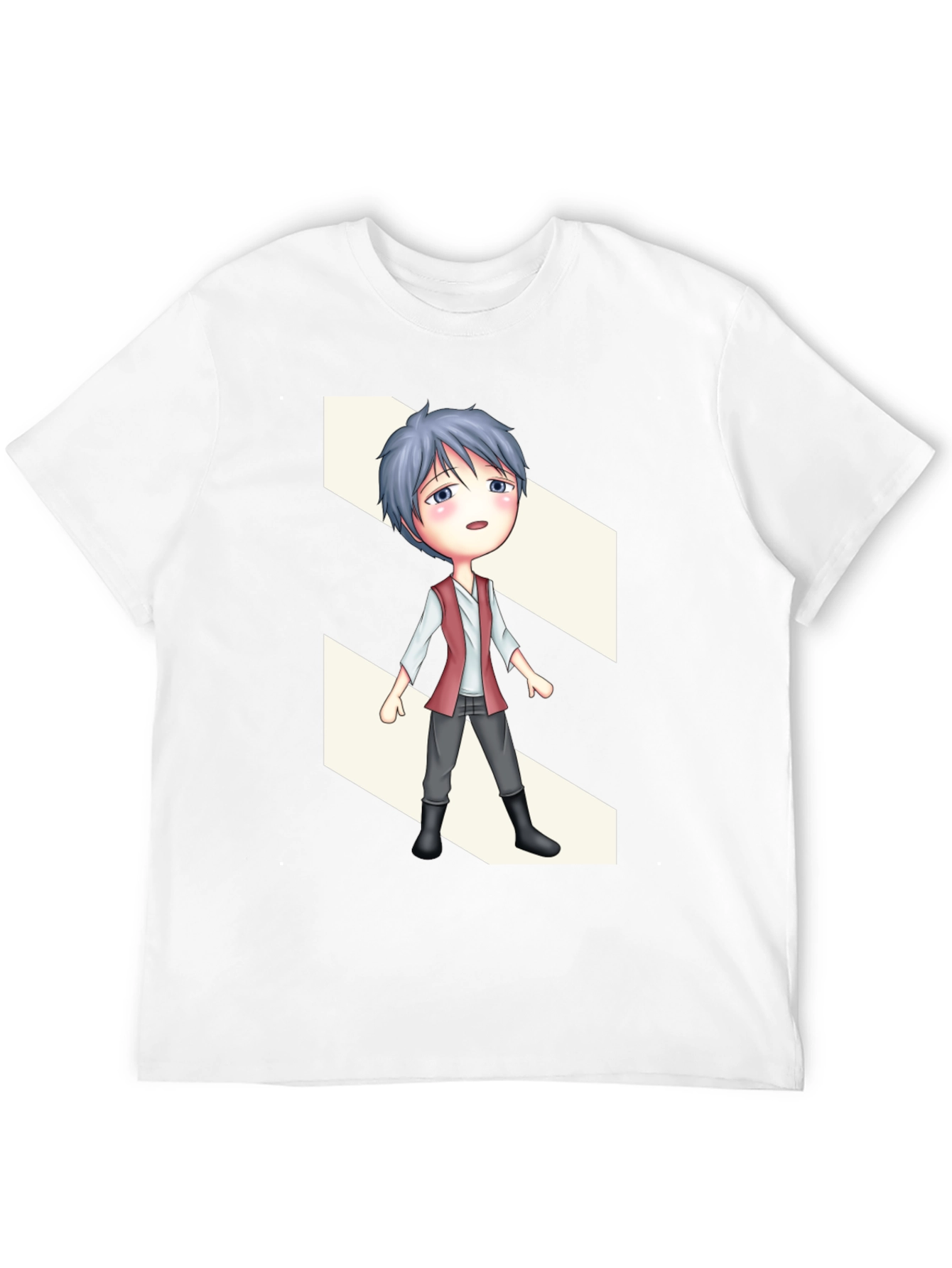 Anime Character Graphic Black T-Shirt