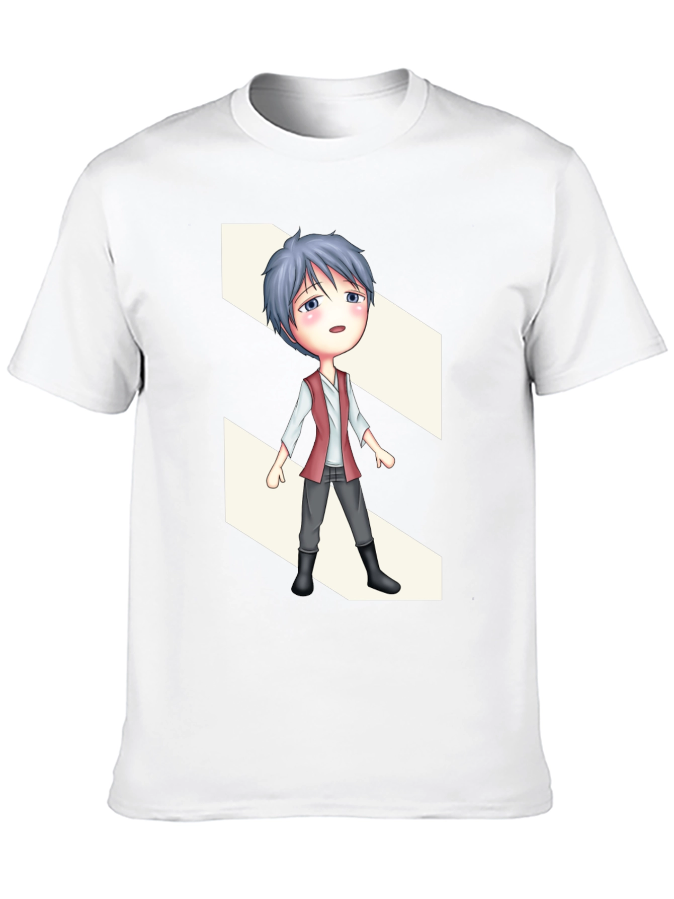 Anime Character Graphic Black T-Shirt