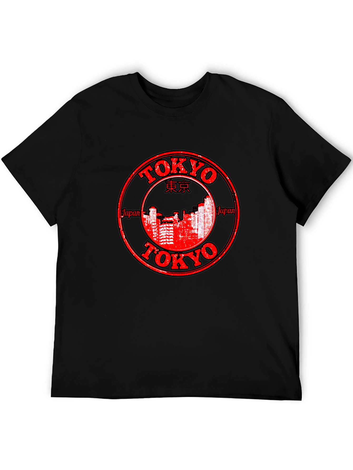 Tokyo Japan Stamp Style Graphic Tee