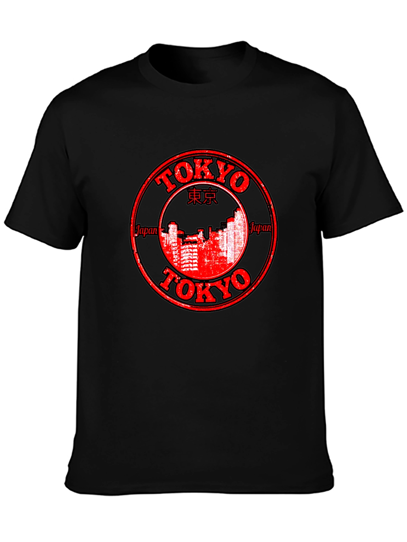 Tokyo Japan Stamp Style Graphic Tee