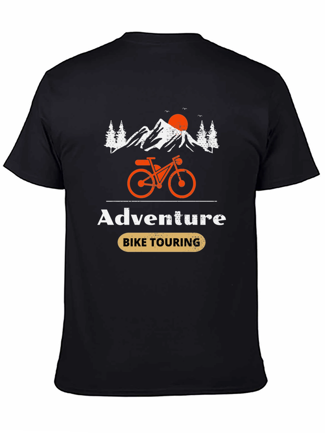 Adventure Bike Touring Graphic T-Shirt