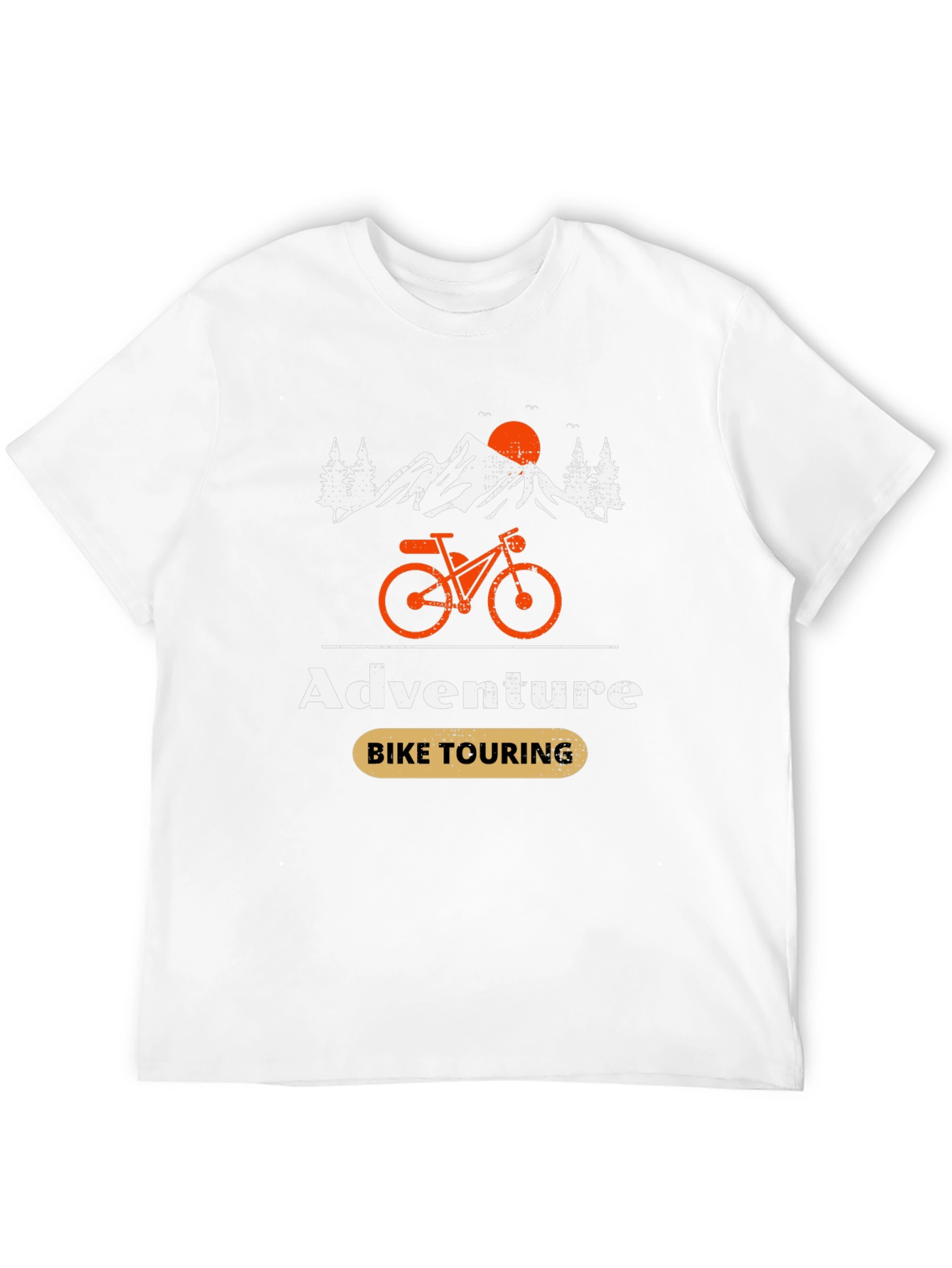 Adventure Bike Touring Graphic T-Shirt