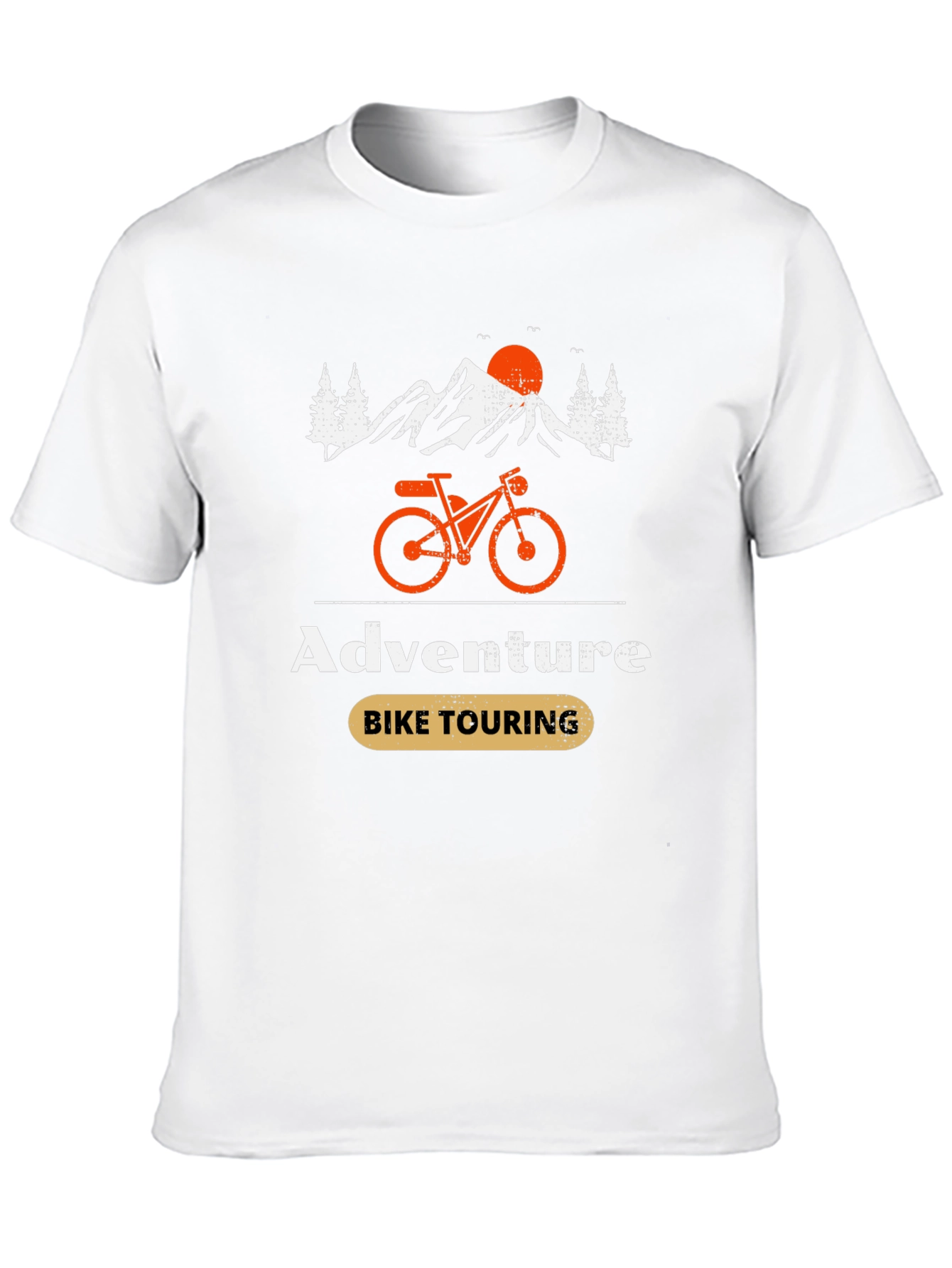 Adventure Bike Touring Graphic T-Shirt