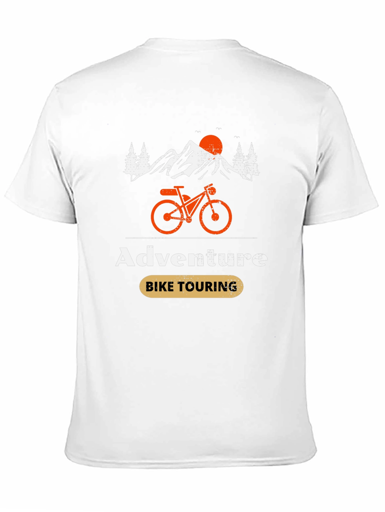 Adventure Bike Touring Graphic T-Shirt
