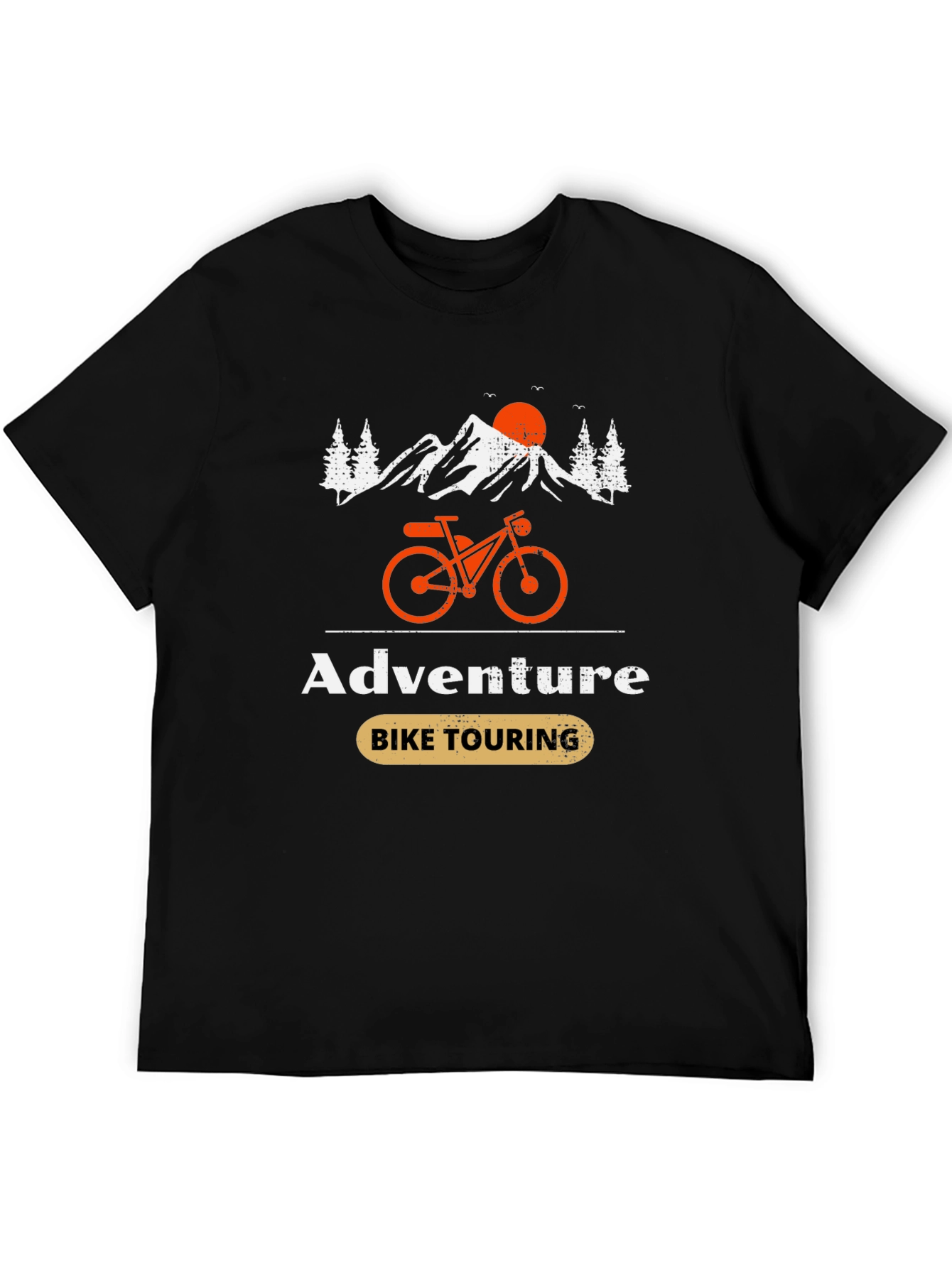 Adventure Bike Touring Graphic T-Shirt