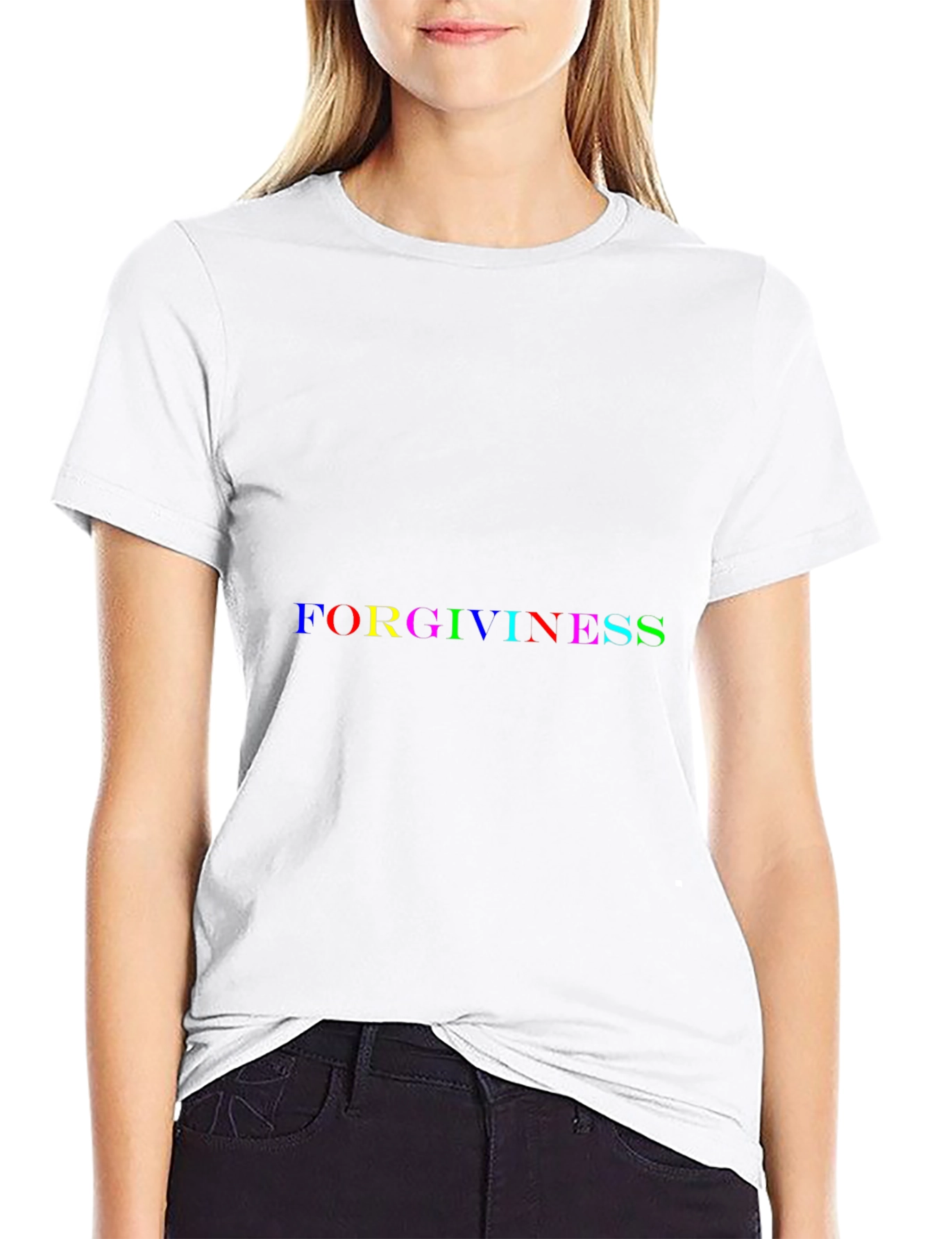 Forgiveness Graphic Tee - Black Cotton T-Shirt