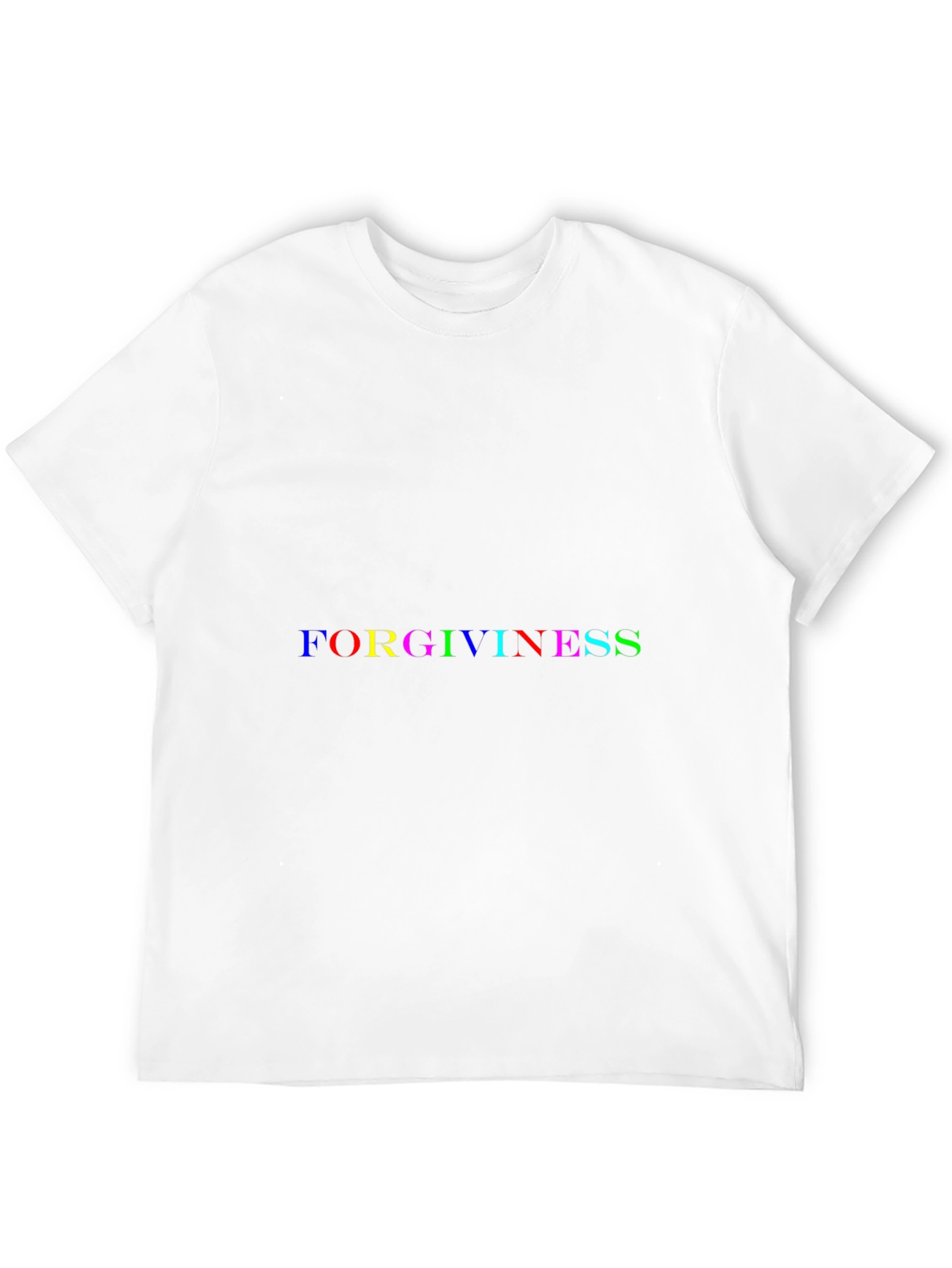 Forgiveness Graphic Tee - Black Cotton T-Shirt