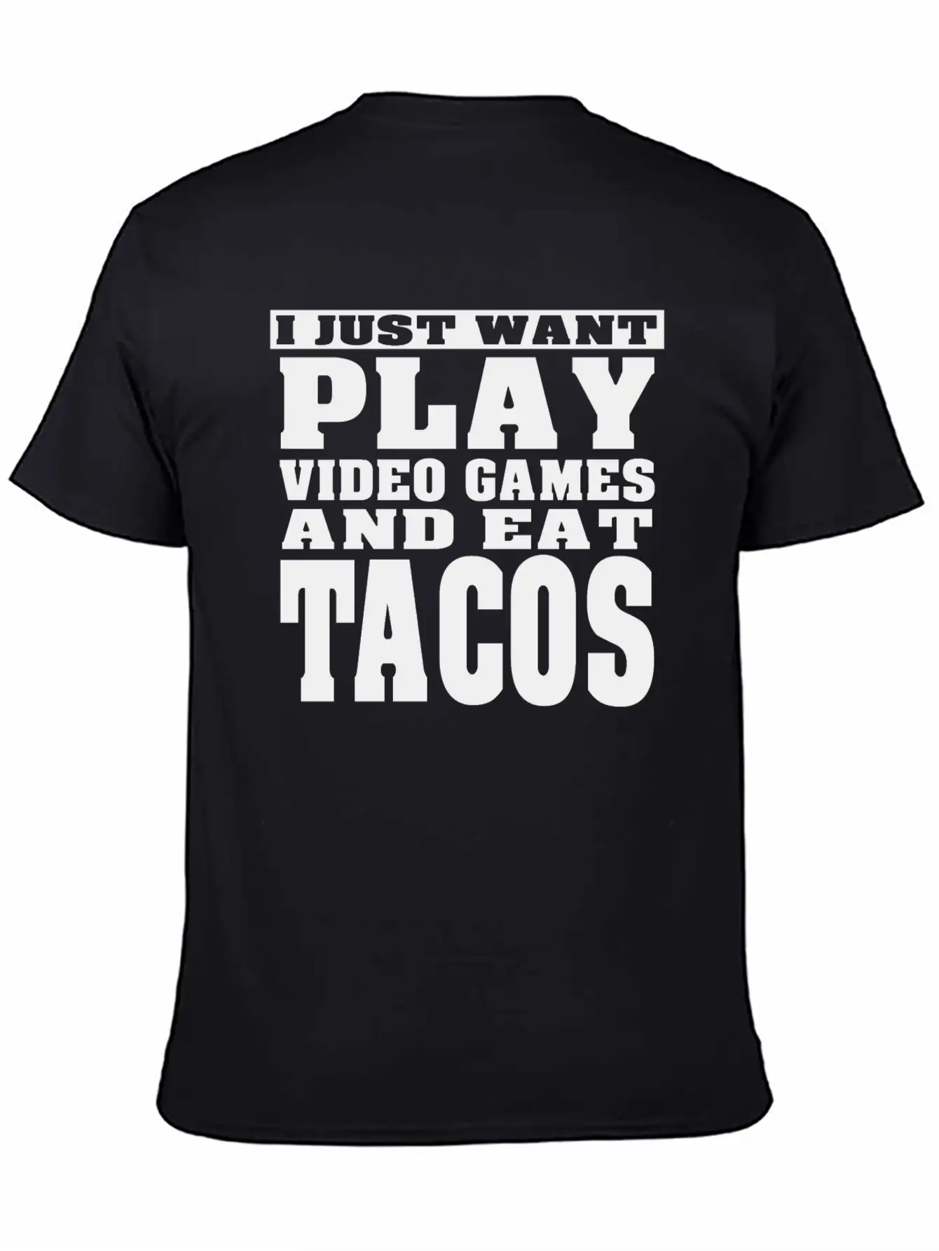 Gaming And Tacos Unisex Casual T-Shirt – Clean Design For Daily Comfort