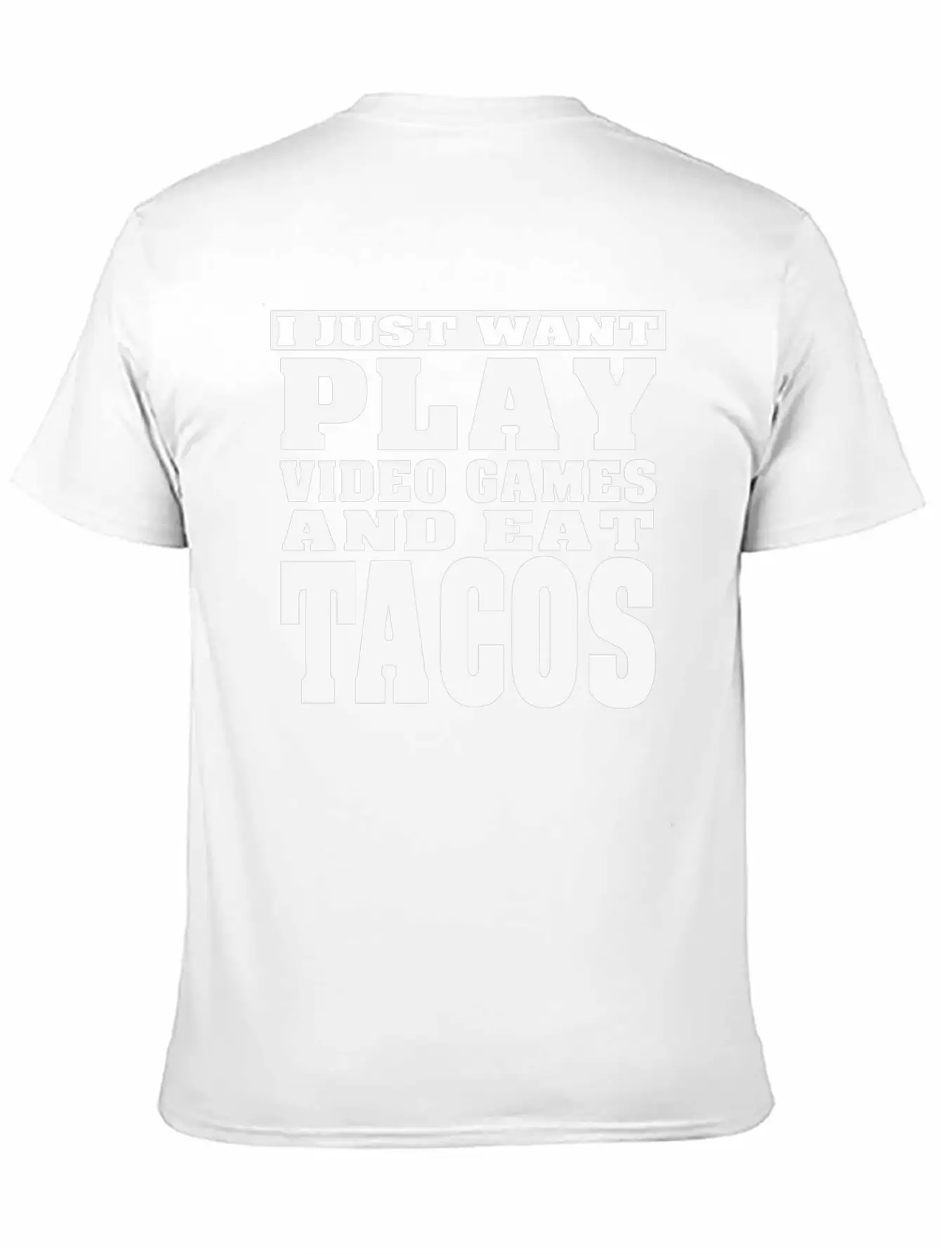 Gaming And Tacos Unisex Casual T-Shirt – Clean Design For Daily Comfort