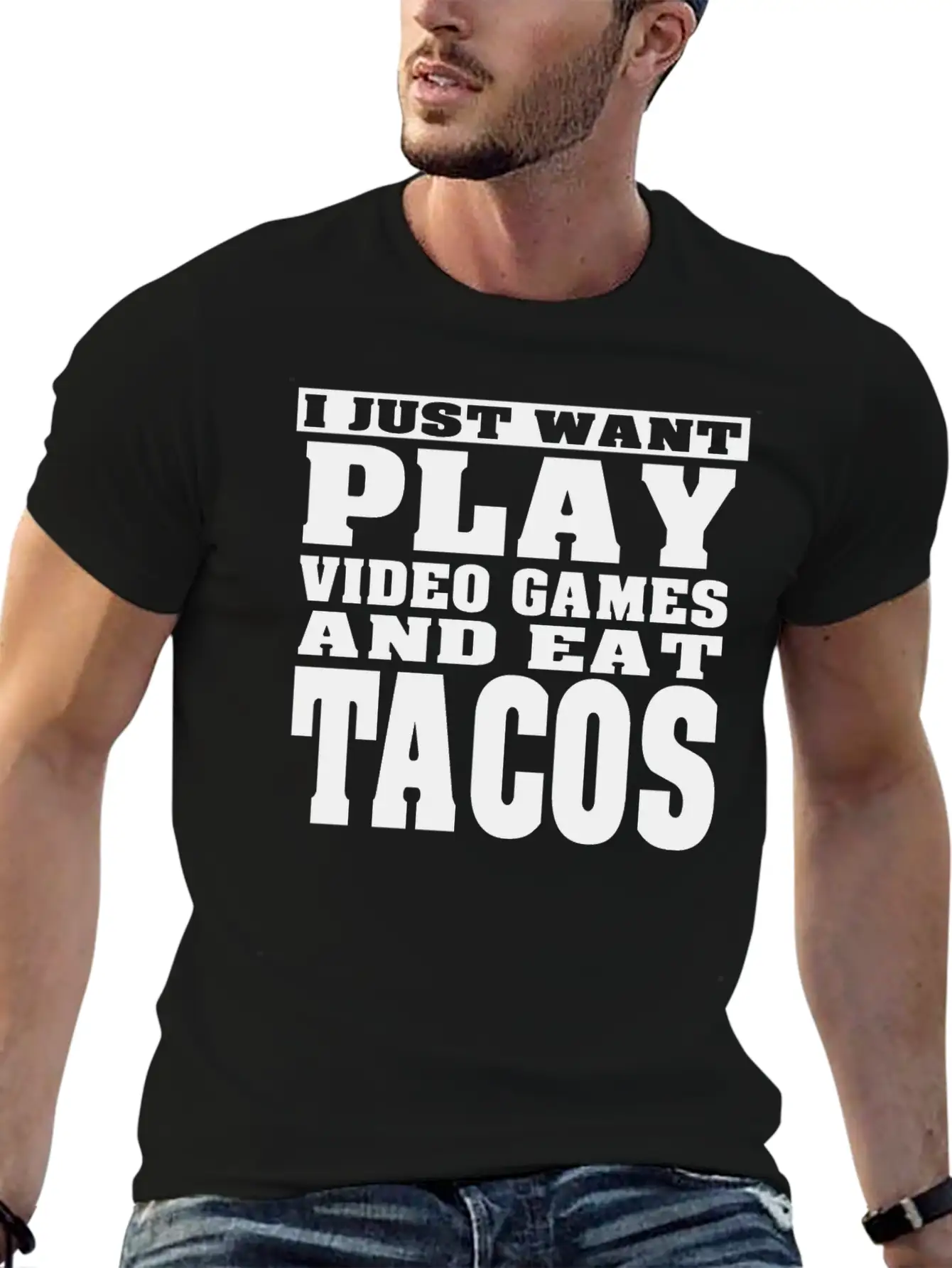 Gaming And Tacos Unisex Casual T-Shirt – Clean Design For Daily Comfort